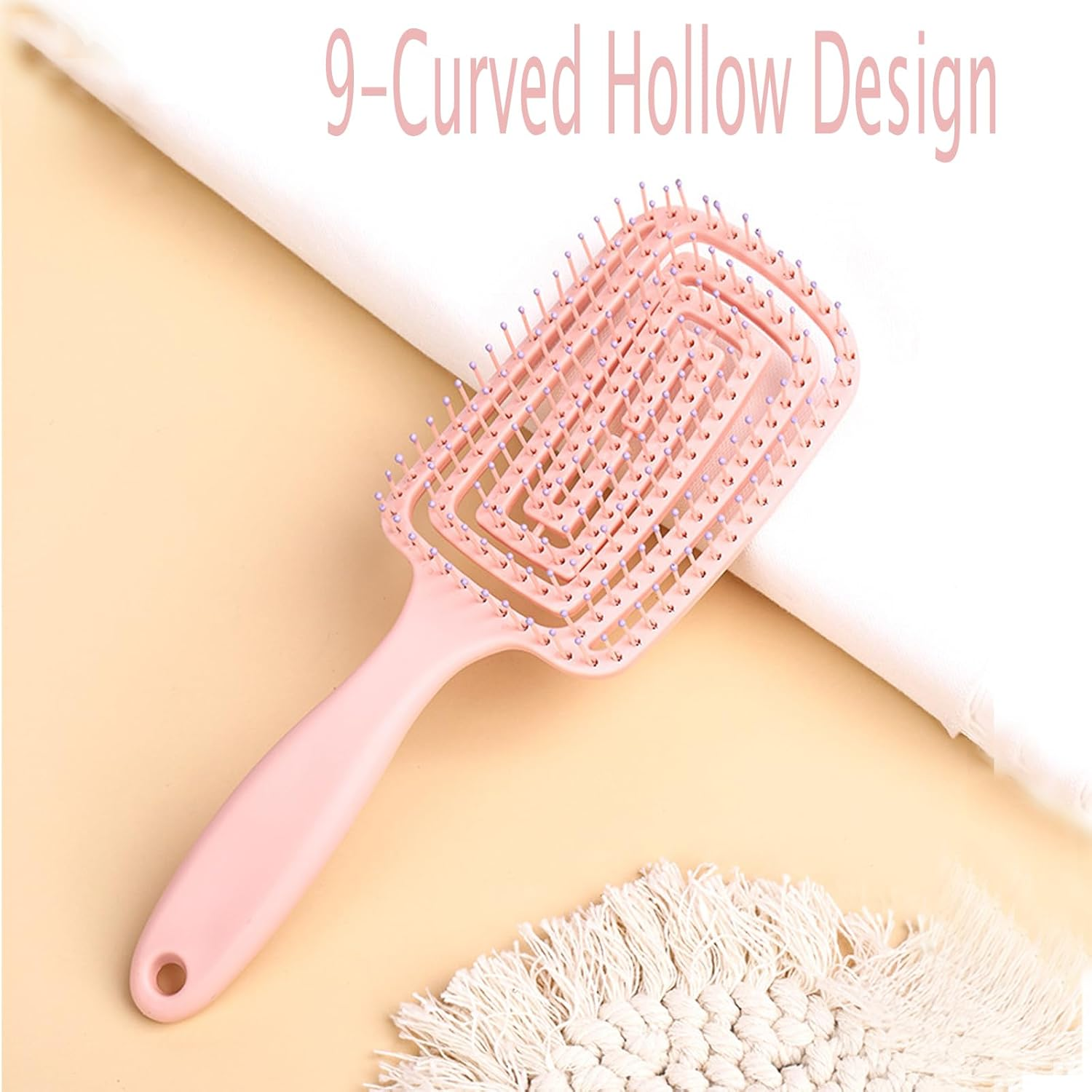 The Detangling Brush, Dry and Wet Hair Brush Detangler for All Hair Types, Great for Men, Women, Boys and Girls. image number 2