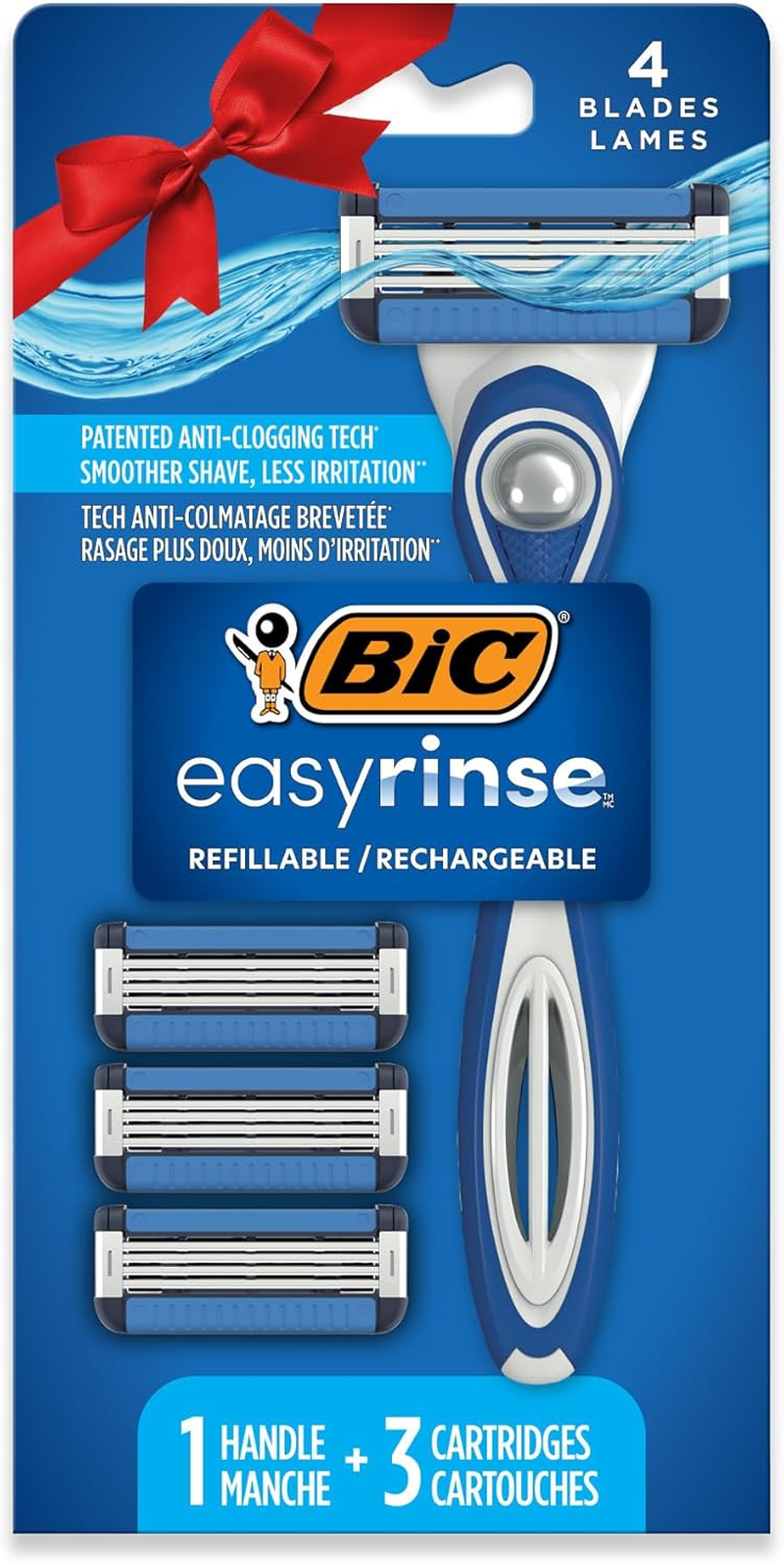 BIC Easy Rinse Razor Kit 1 + 3 image number 5