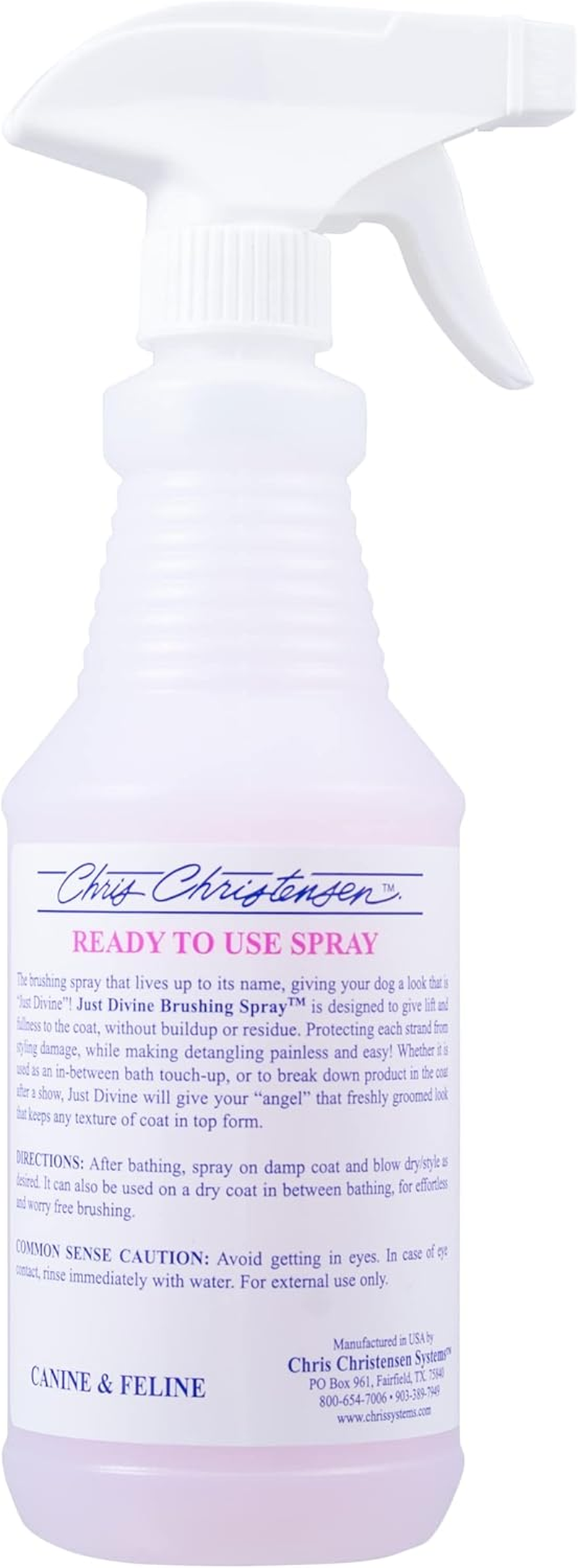 Chris Christensen Just Divine Brushing Spray,470Ml image number 4