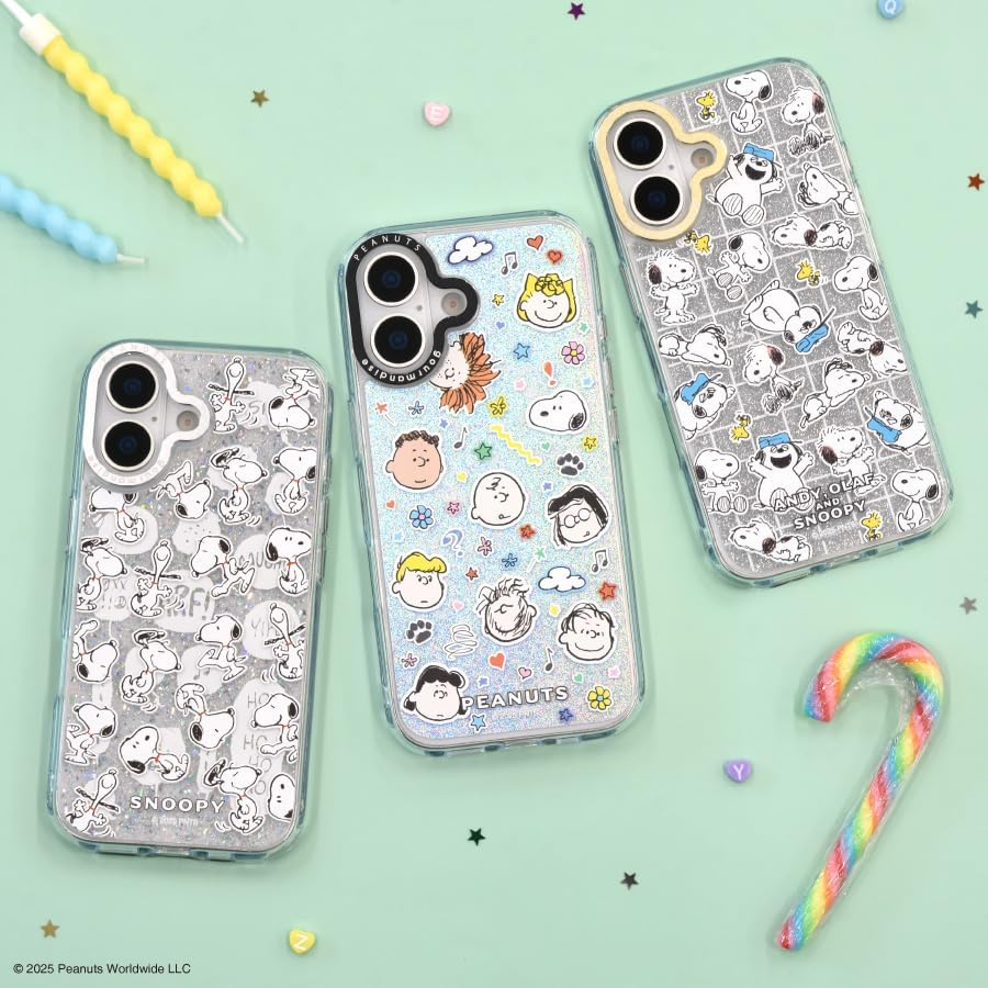 Gourmandies Peanuts Snoopy Camera Frame Iphone 17 Compatible Case Snoopy SNGG-178A image number 6