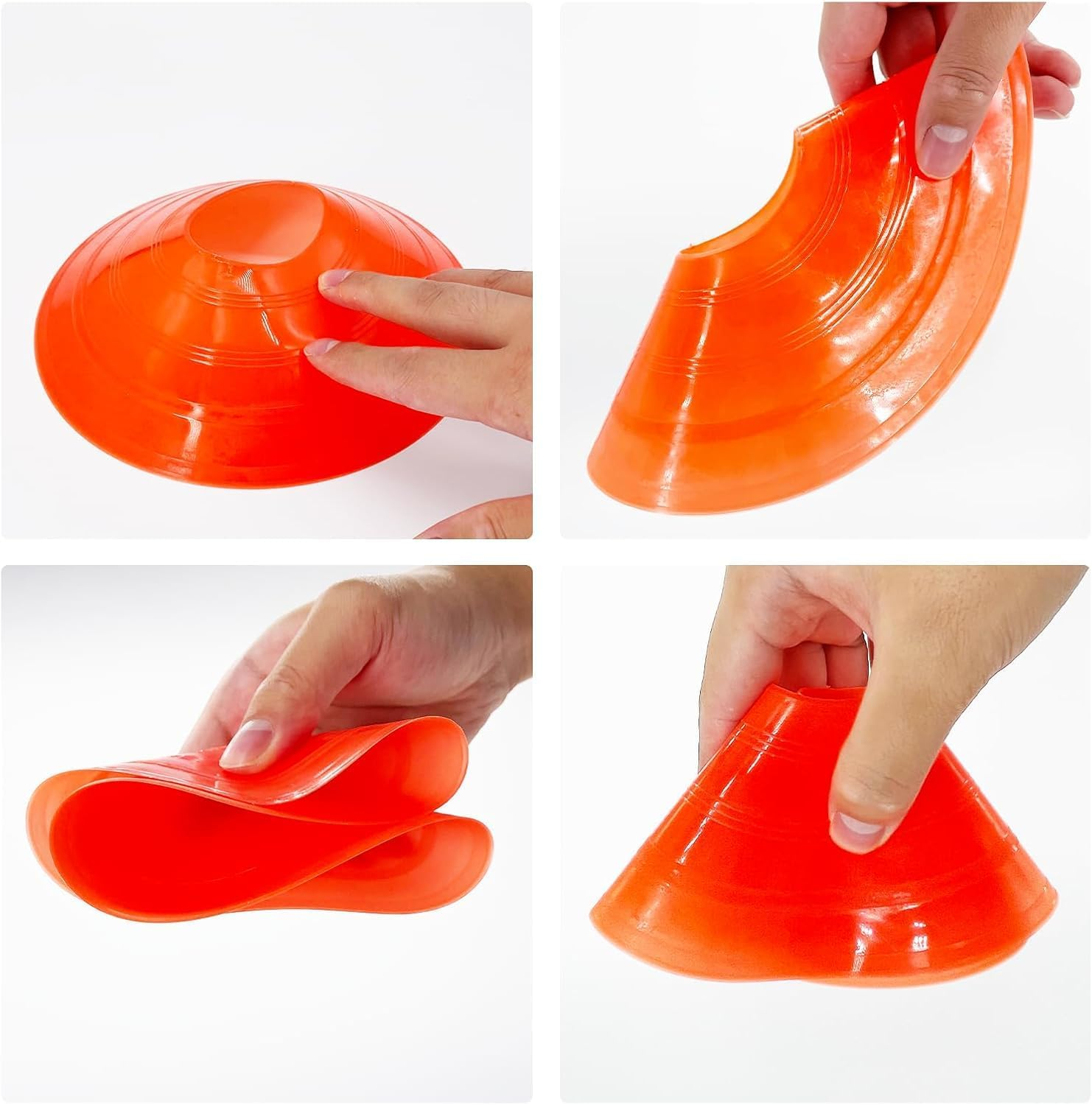 Bigtron Disc Cones for Soccer, Football and Basketball Agility Training (Pack of 10) image number 5