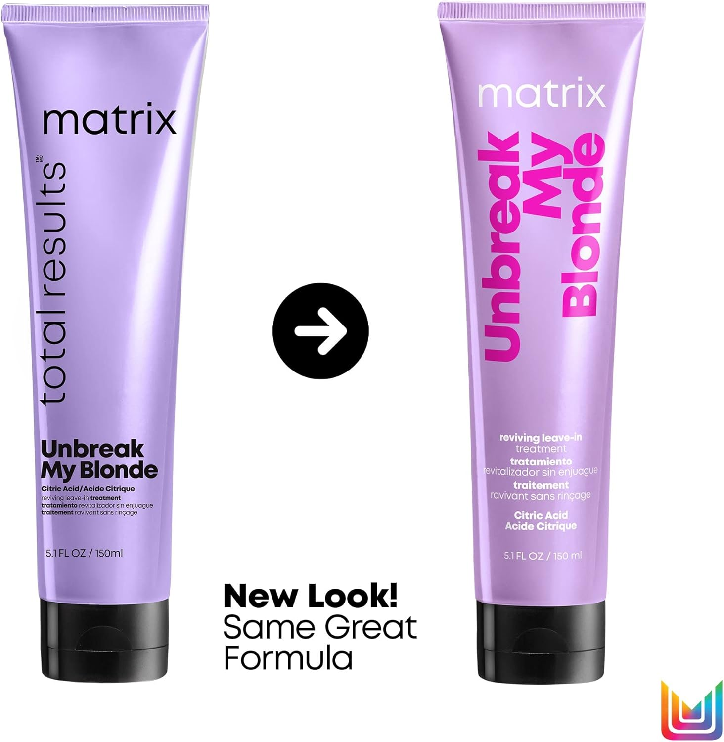 Matrix Unbreak My Blonde Reviving Leave-In Treatment | Strengthens, Softenes & Enhances Shine | for Damaged, Bleached, Lightened & over Processed Hair | 5.1 Fl. Oz. | Vegan image number 1