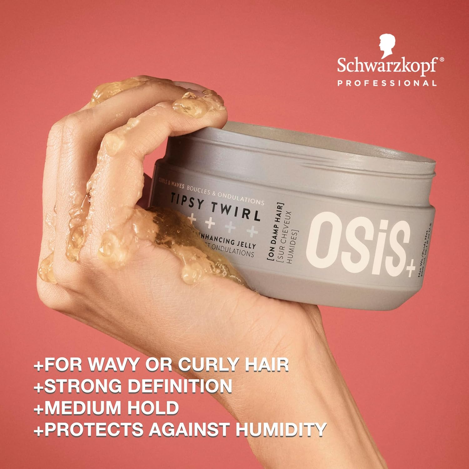 Schwarzkopf Professional Osis+ Tipsy Twirl - Wave & Curl Enhancing Jelly 300Ml image number 6