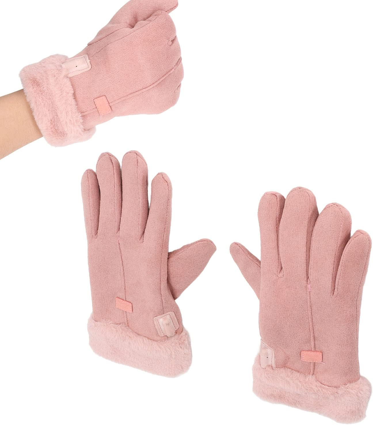 Heated Gloves, 1 Pair Full Finger Electric Heating Gloves, Waterproof USB Rechargeable Cotton Winter Hand Warmer Gloves for Skiing, Motorcycle, Riding, Hunting, Fishing image number 1