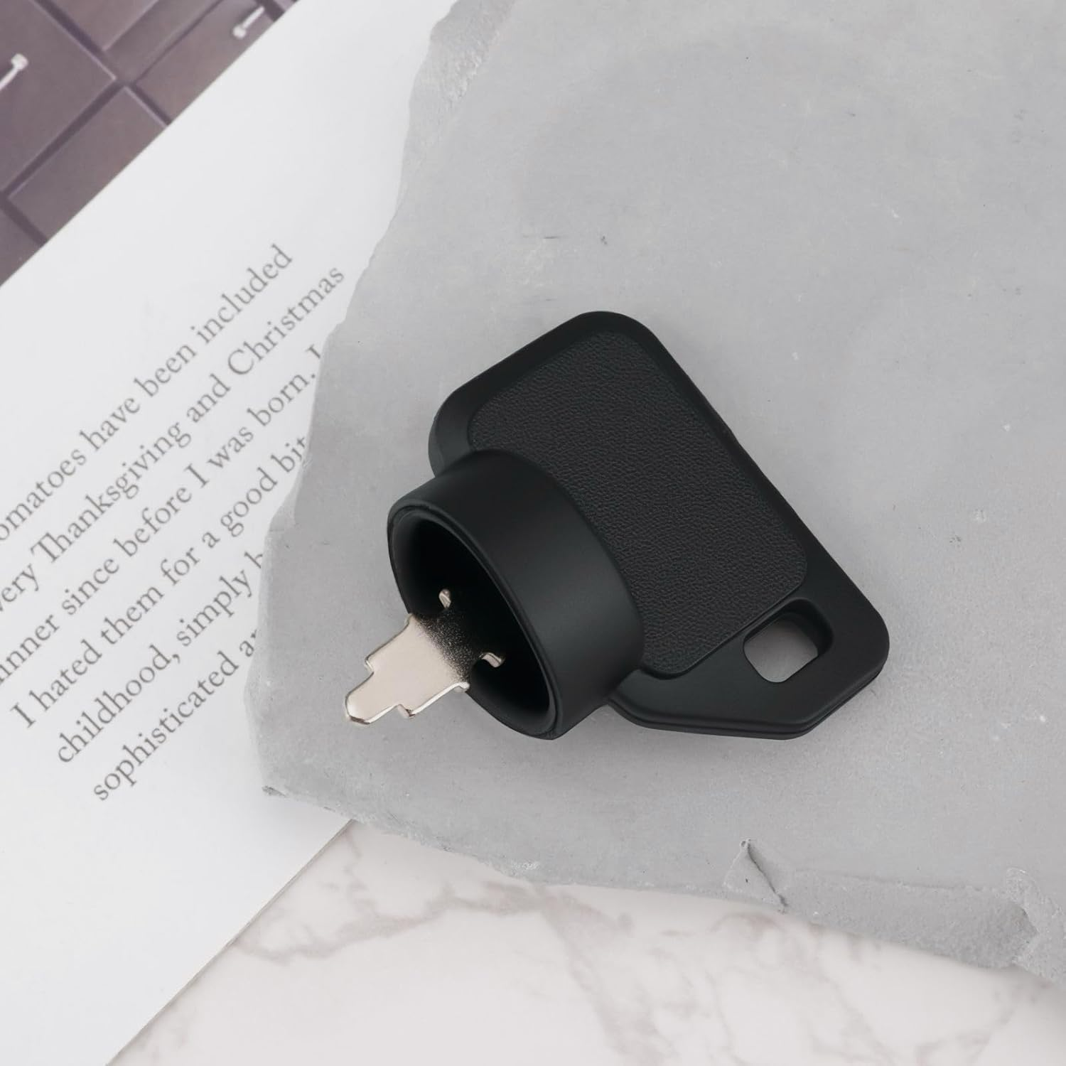 VGOL 2Pcs Lawn Mower Ignition Switch Key Ignition Master Plant Key Replacement Part 63-8360 Compatible with Toro Tractors Snow Blower image number 2