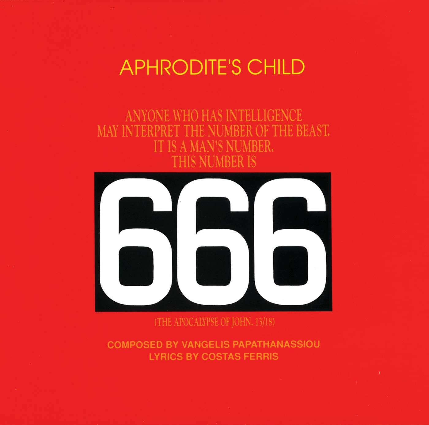 Aphrodite'S Child'S 666