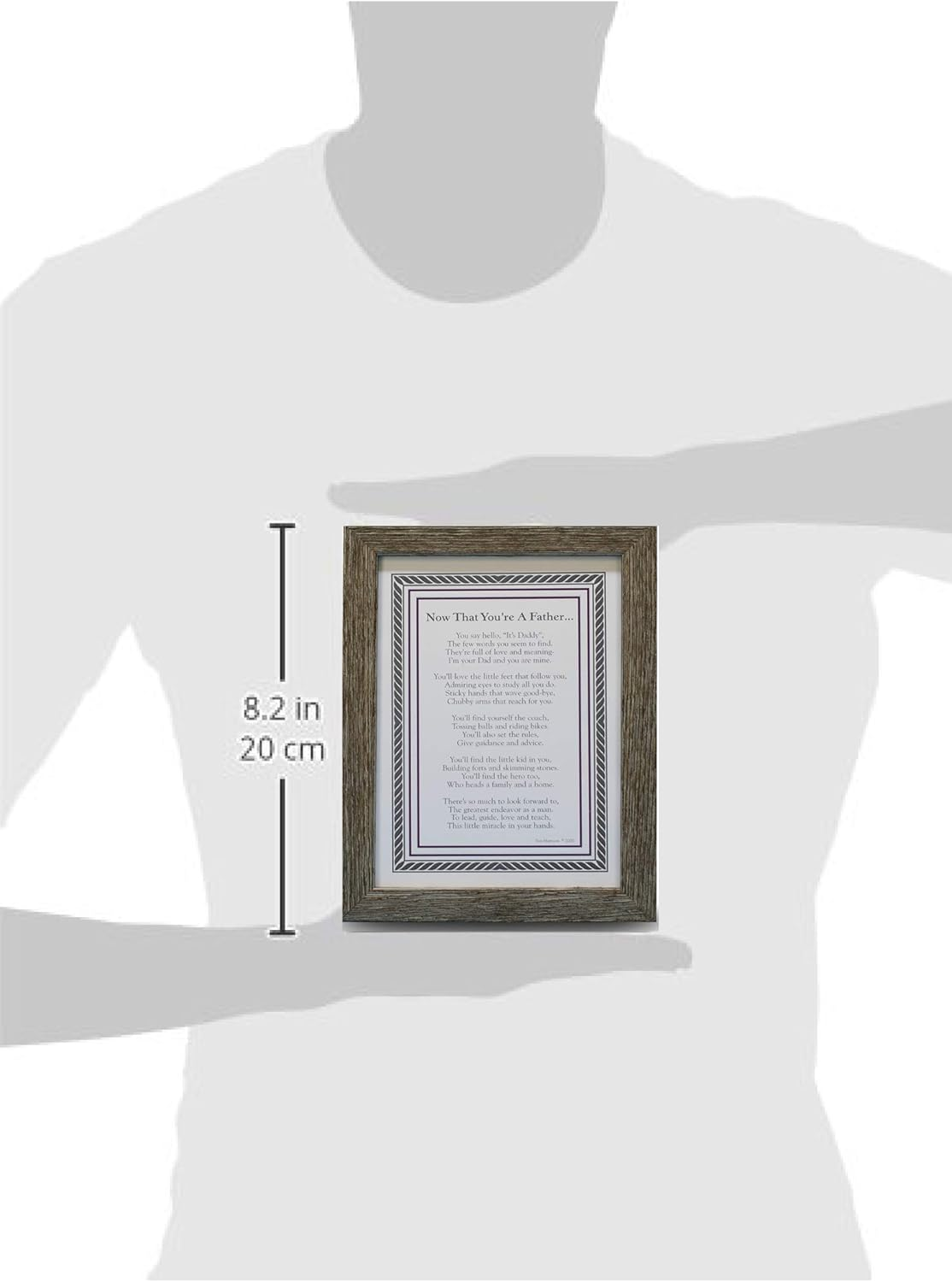 Now That You'Re a Father Frame- New Dad for Father'S Day, Birthday, Christmas image number 1