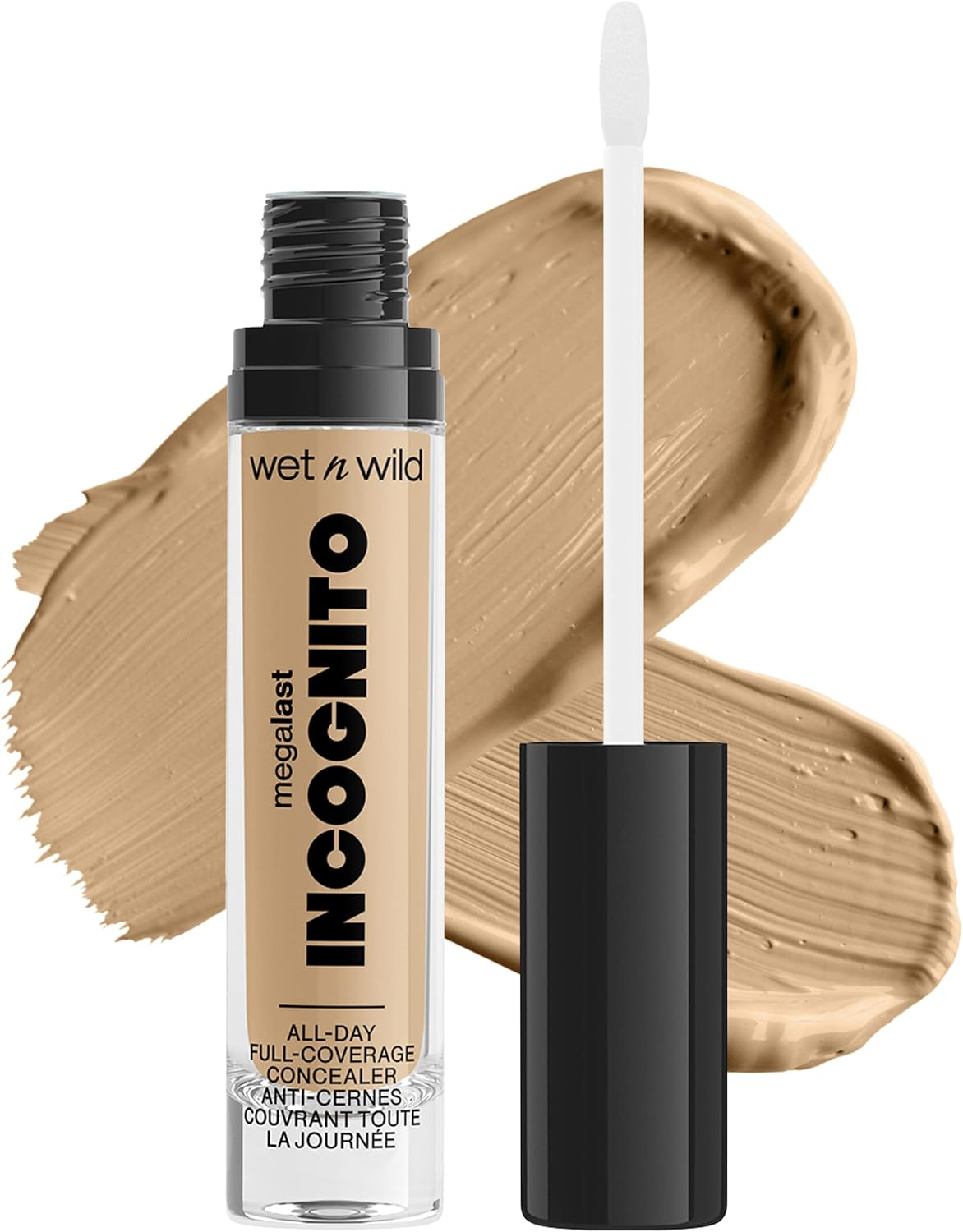 (Medium Honey) - Wet N Wild Mega Last Incognito All-Day Full Coverage Concealer, Medium Honey, 5Ml image number 7