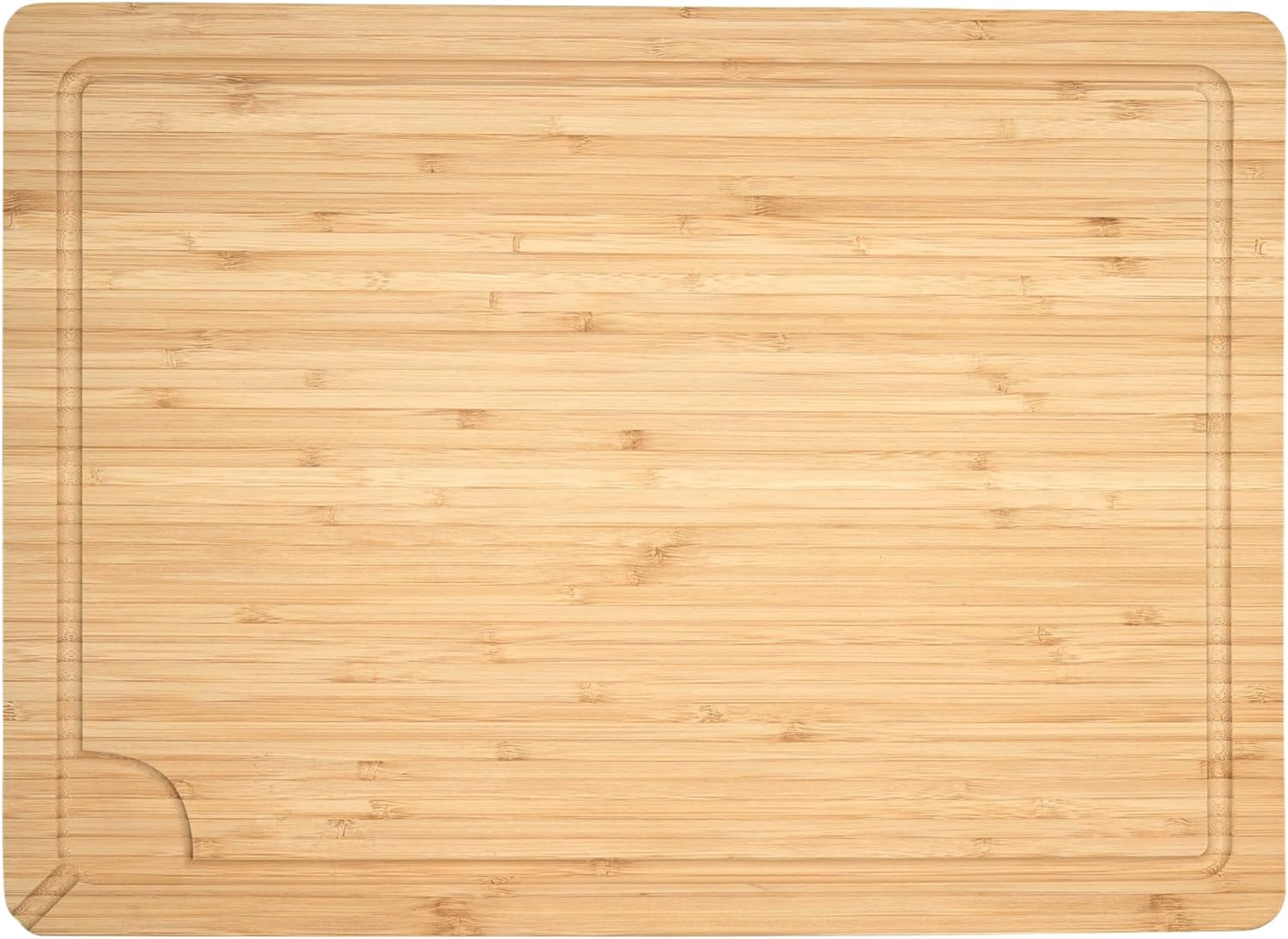 Maxwell & Williams Evergreen Tri-Ply Bamboo Board with Handle, Natural, 50 X 35 Cm image number 1