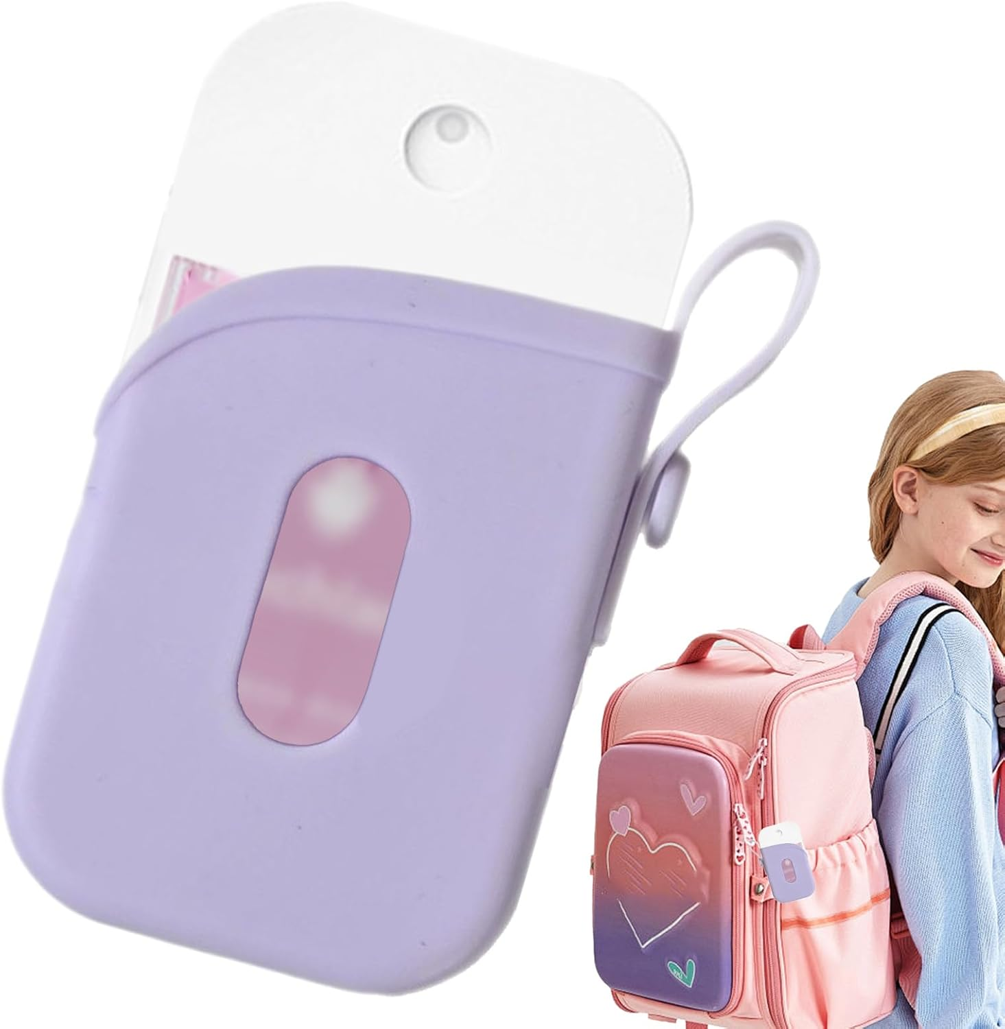 Generisch Protective Cover for Spray Bottles, Silicone Protective Cover for Empty Bottles, Scratch-Resistant Case Protector with Modern Design for Make-Up Remover, Detergent and Perfume Bottles image number 1