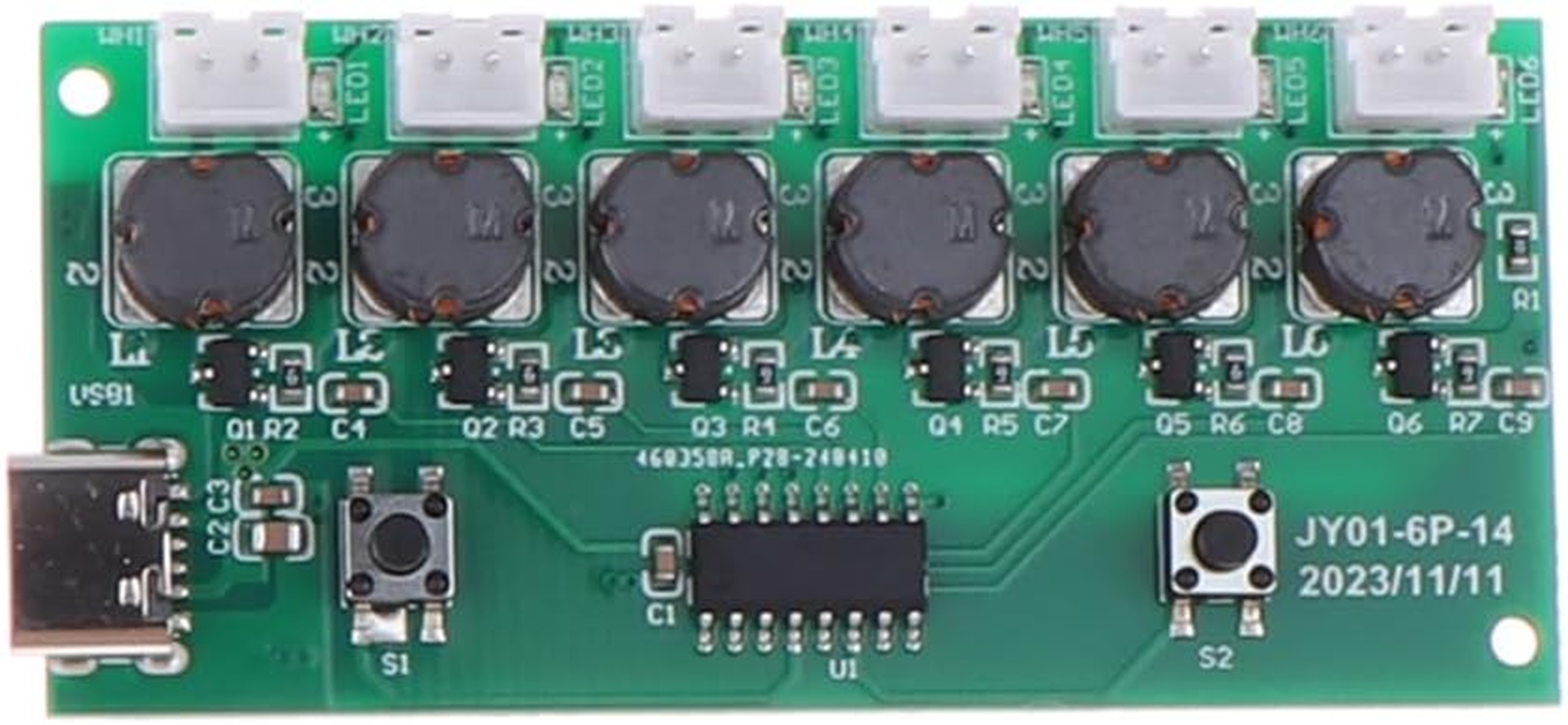 Clisted Humidifier Module DIY Kit Nebulizing Control Board Ultrasonic Nebulizer Mist Driver Circuit Board 6 Nozzle image number 1