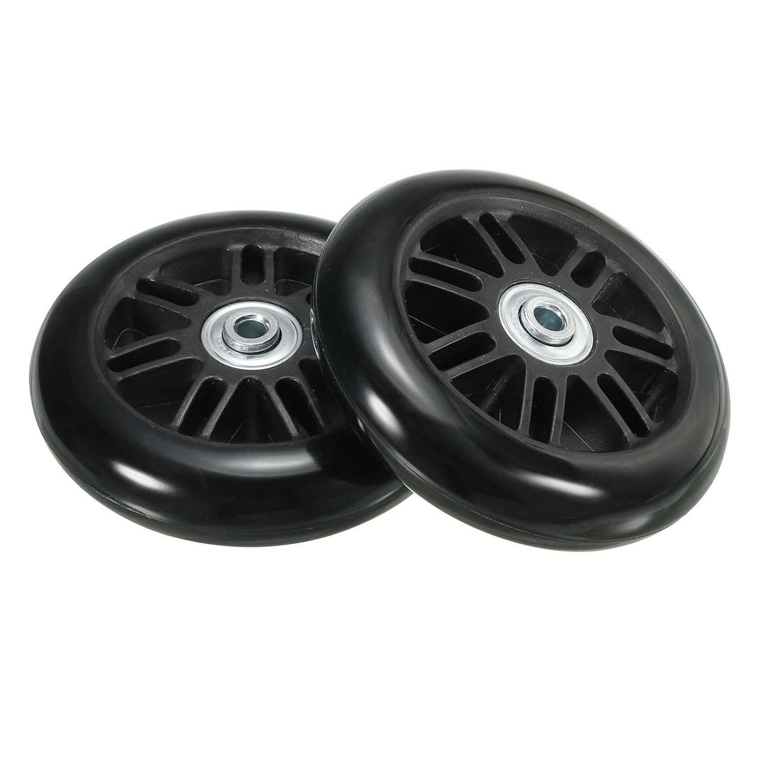 Uxcell Replacement Luggage Suitcase Wheels Repair Kit, 94Mmx24Mm Wear-Resistant & Mute Swivel Caster Wheels image number 4