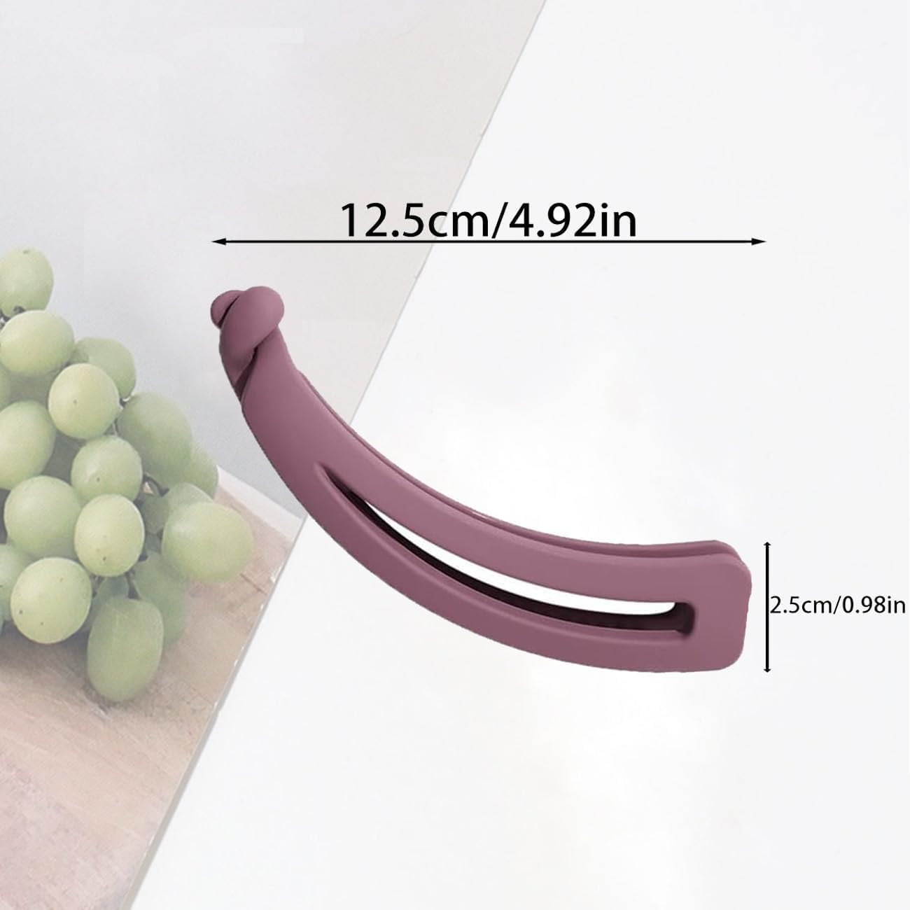 4Pcs Banana Clips Hair,Strong Ponytail Claw Clips for Women and Girls&rsquo; Hair Accessories, Non Slip Banana Barrettes Strong Hold Hair Fish Hair Accessories Banana Hair Claw Clip