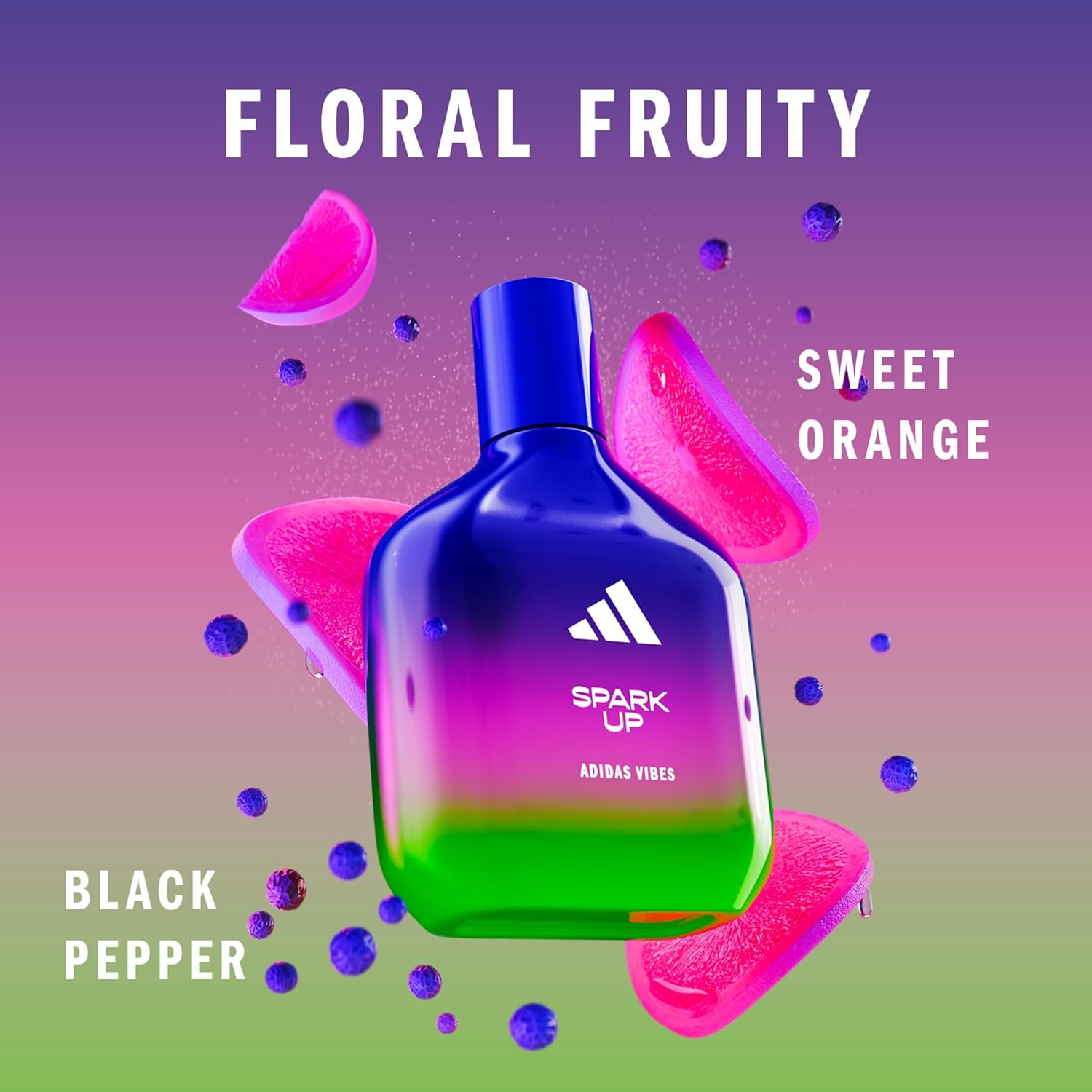 Adidas Vibes Giftset Including Spark up Eau De Parfume and Shower Gel image number 2