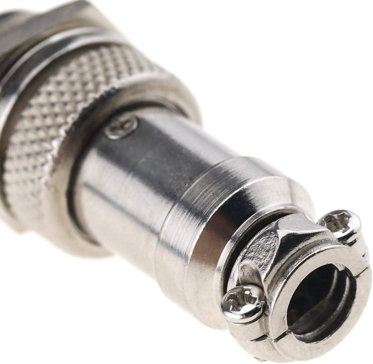Emsea 5X GX16 Aviation Plug Connector Set, Metal Male Female Wire Screw Type Cable Panel Connector-16Mm Thread (3 Pin) image number 3