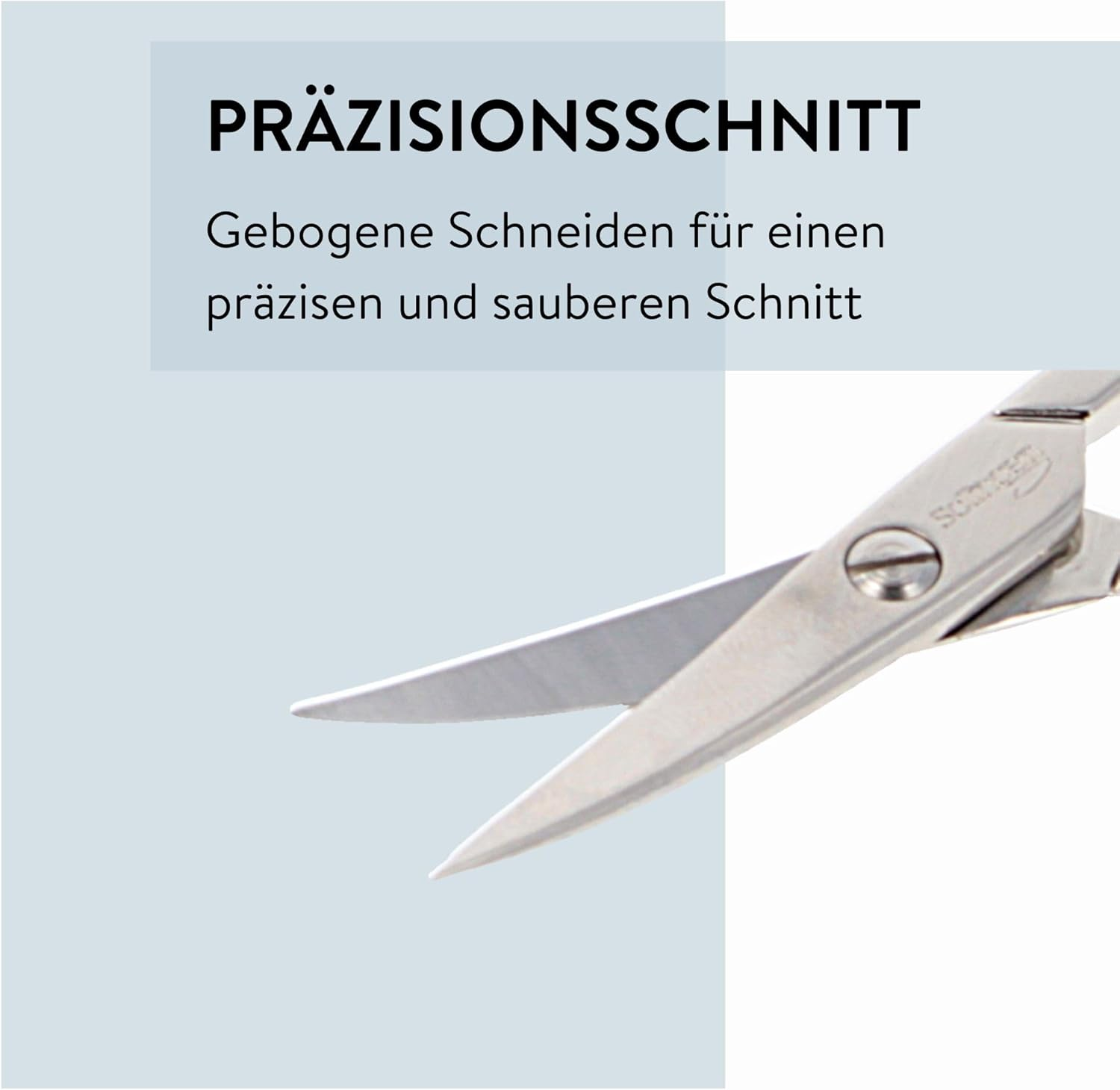 Parsa Beauty Steel Scissor with Curved Cutting Edges image number 3