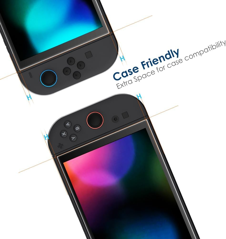 Simpeak 2-Pack Screen Protector Compatible with Switch 2 8-Inch 2025, Tempered Glass Screen Film Guard Compatible with Switch 2 [9H Hard] [Anti-Fingerprint] [Bubble Free] image number 6