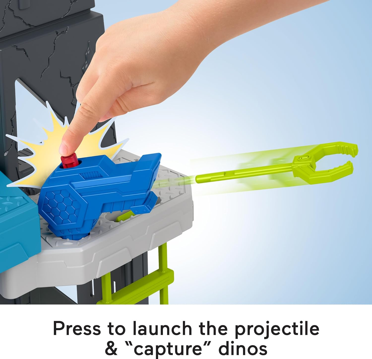 Fisher-Price Imaginext Jurassic World Dinosaur Toys Scan & Glow Dino Playset with Lights & Sounds for Kids Ages 3+ Years image number 2