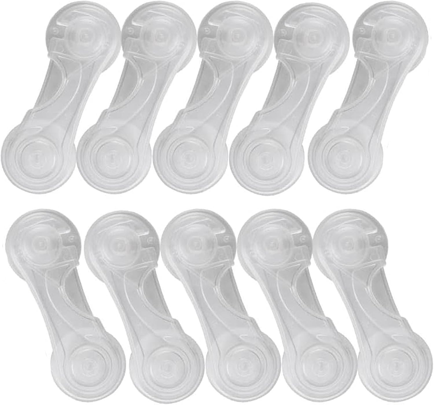JIAYUYUARPY 10 Pack Child Safety Cabinet Locks Suitable for Securing Fridges, Cabinets, Drawers, and Toilets image number 4