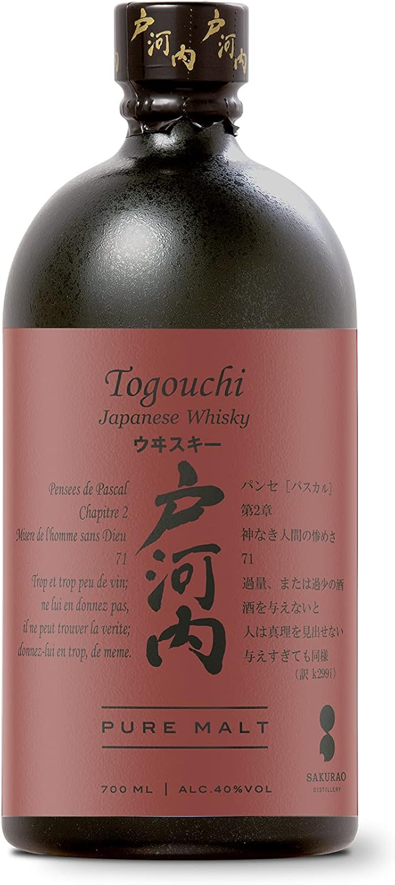 Togouchi Pure Malt Japanese Whisky 700Ml image number 3