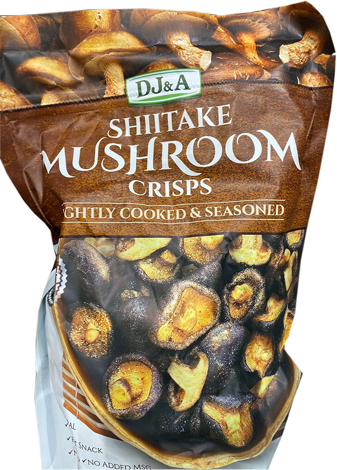 DJ&A Shitake Mushroom Crisps, 225 G