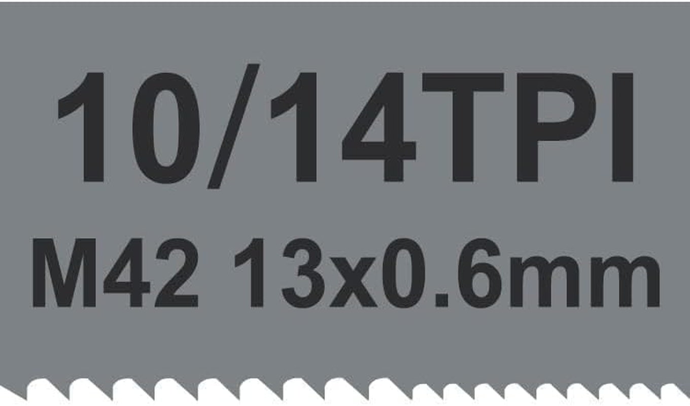 Pack of 4 Saw Blades Bi-Metal M42 1140 X 13 X 0.6 Mm Stainless Steel 10/14 TPI for G&uuml;de MBS 105 V Band Saw Blade Metal Band Saw Blade image number 5