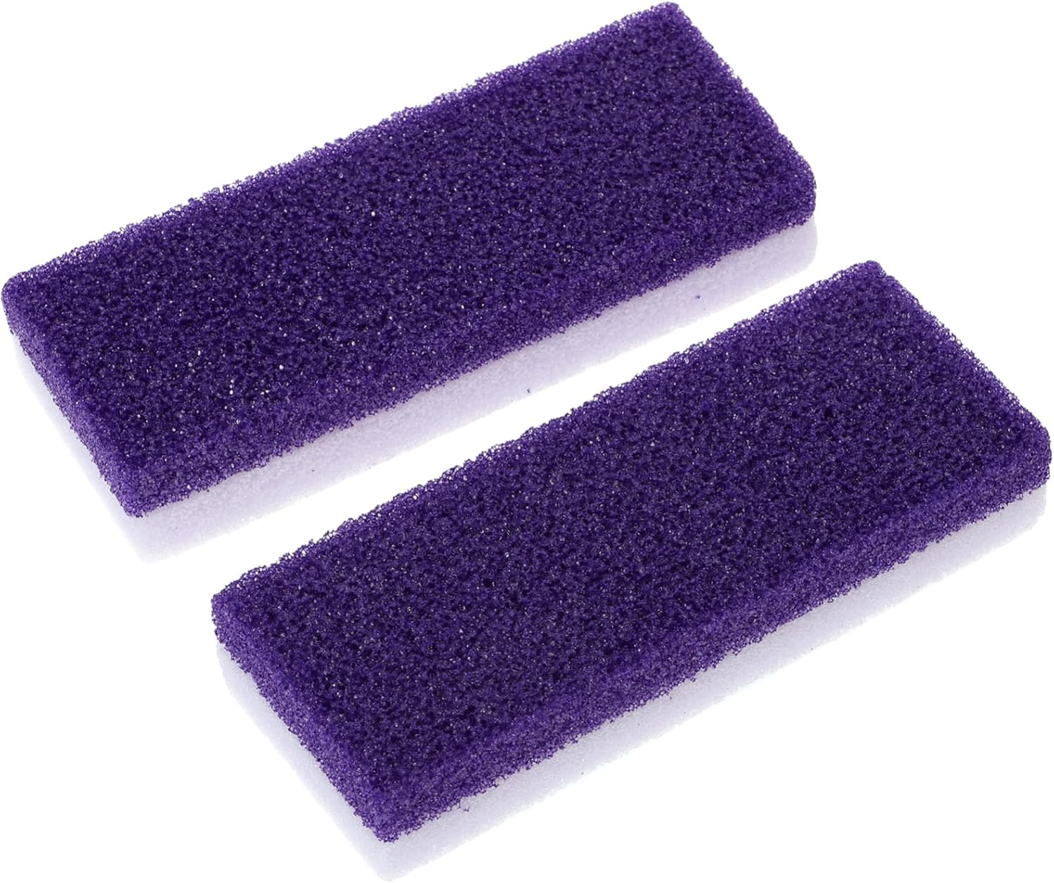 VICASKY 2Pcs Foot Pumice Stone Exfoliating Tool Skin Scrubber for Heel Callus Removal Eco- Pedicure Tool Portable Comfortable Grip image number 6