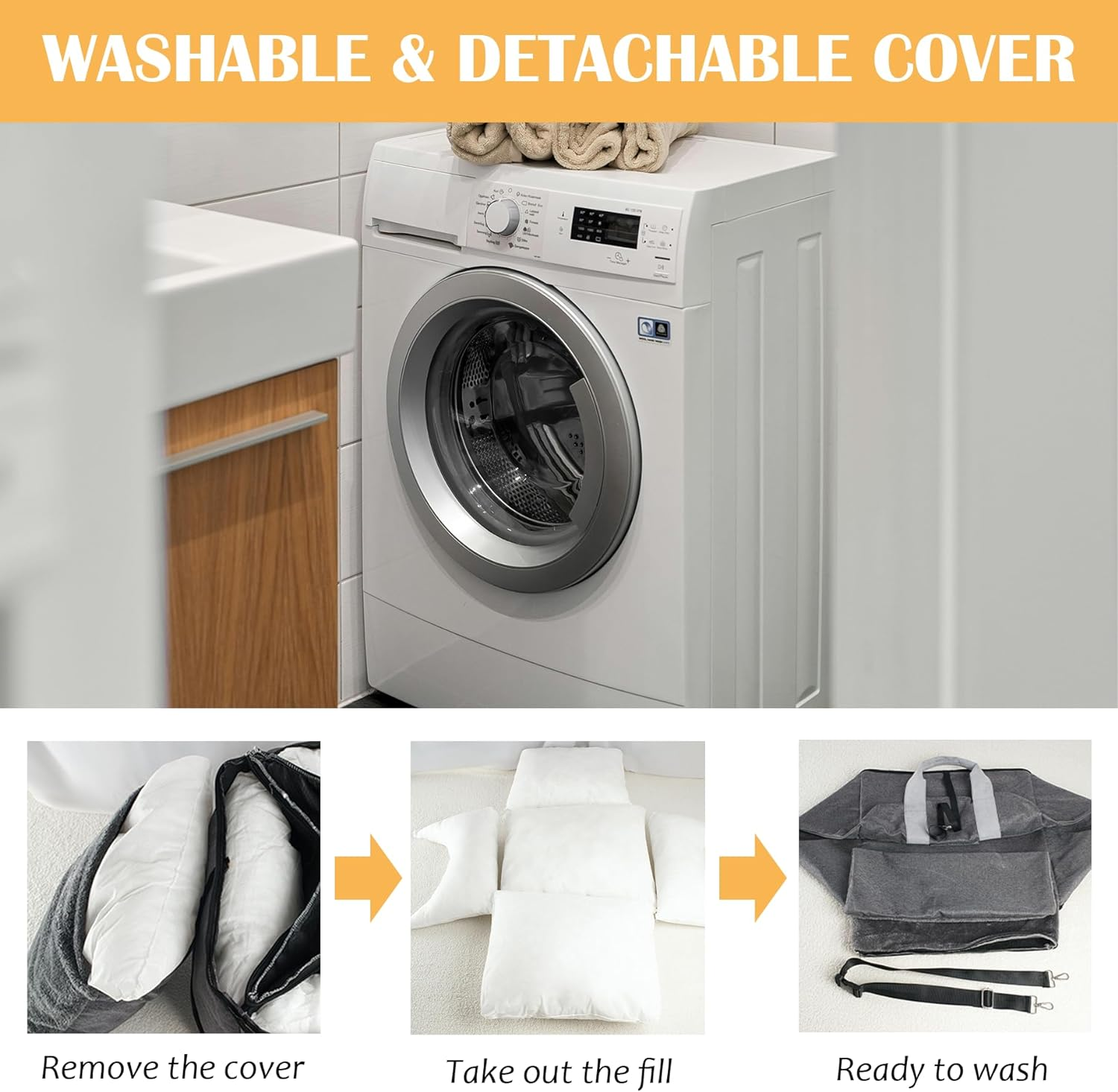 Dog Car Seat Puppy Booster Seat under 22,Jovala,Travel Carrier Bed for Small and Medium Pets Bed with Safety Belt,Removeable Cushion,Pockets Portable Washable (Dark Grey) image number 1