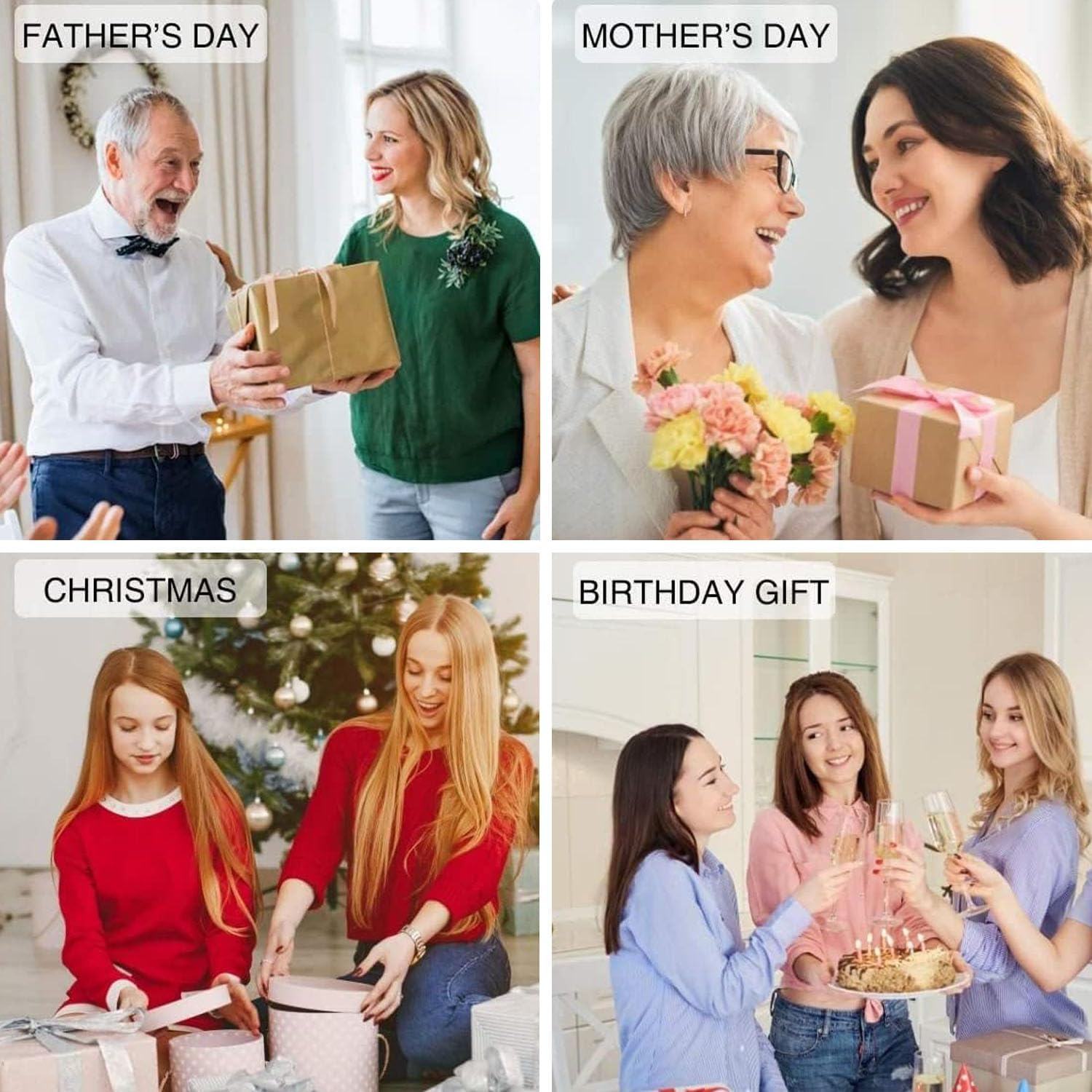 3 in 1 Candle Accessory Set - Wick Trimmer, Dipper, Snuffer and Cutter - Care Kit with Gift Package for Candle Lovers (Black)