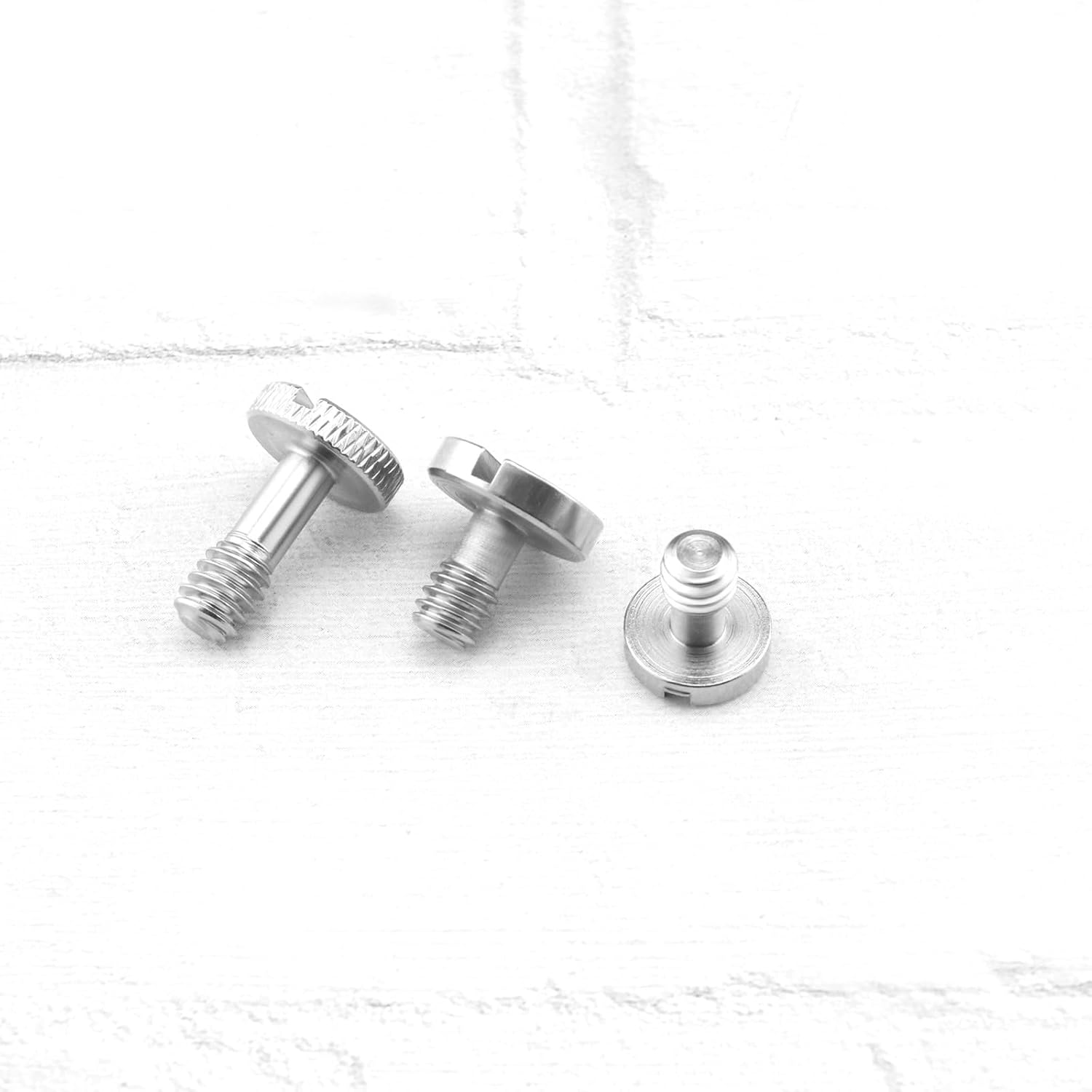 YINETTECH 15Pcs 1/4 Inch Camera Screw Kit Plate Mounting Screw 1/4 Inch Slotted Camera Screw Tripod Screw Quick Release Mounting Screw image number 1