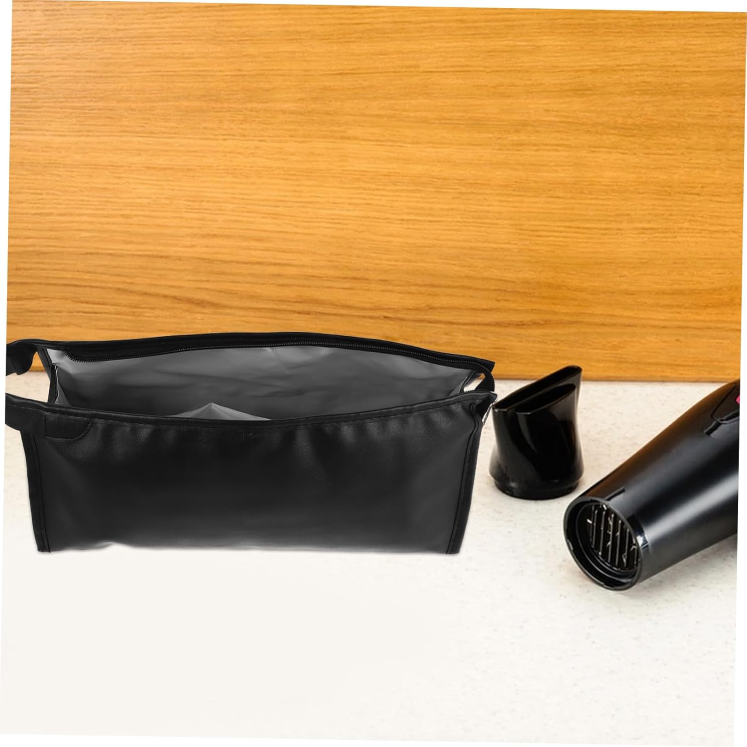 ARTSEWPLY Water Resistant Blow Dryer Case with Multi Compartment Storage Travel Hair Dryer Bag for Curling Irons and Styling Tools Compact Organizer for Portable Use image number 3