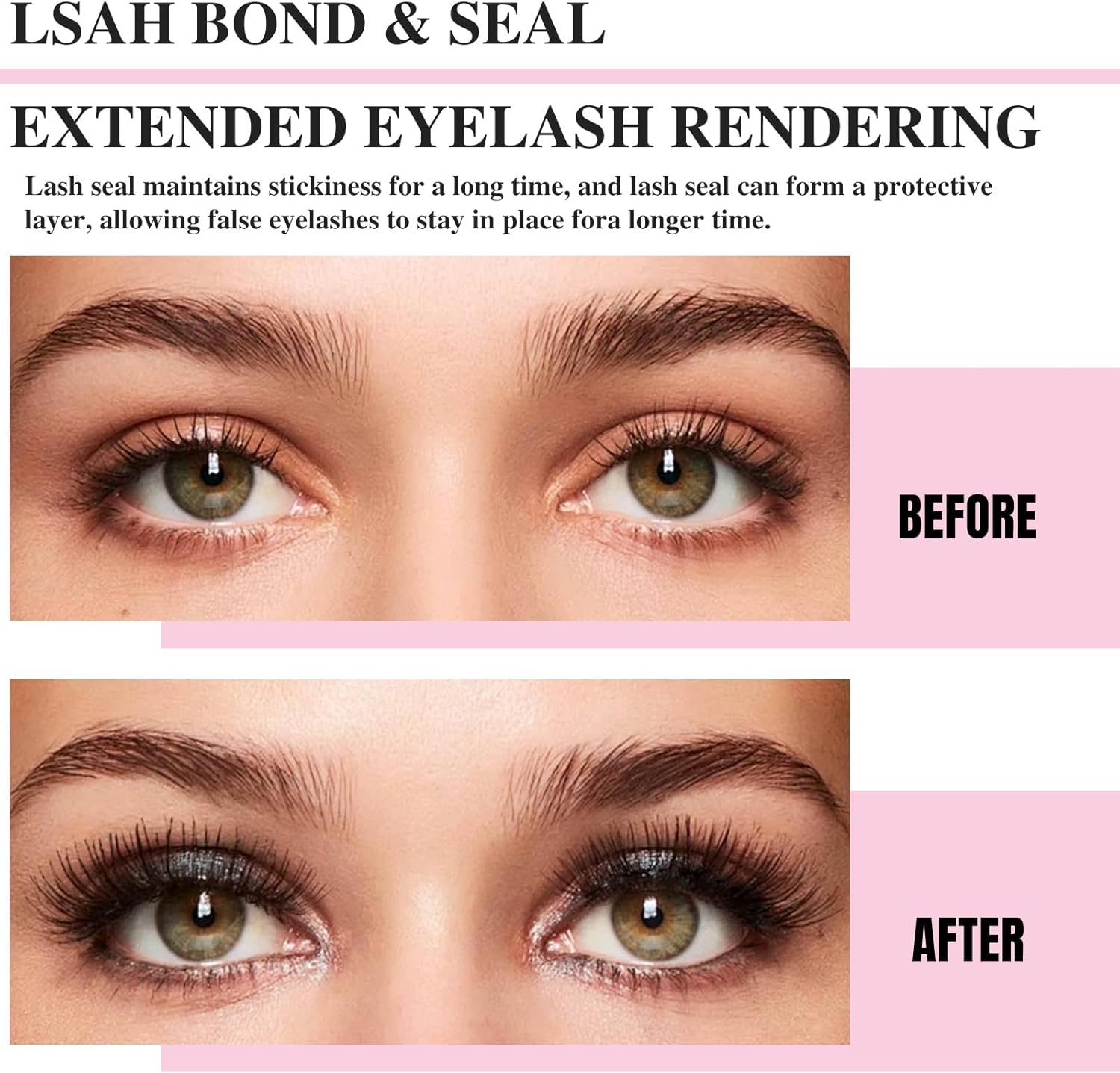 Lash Cluster Glue Bond and Seal Kit with Lash Glue Remover and Tweezers Long-Lasting, Waterproof for DIY Eyelash Extension at Home Use Beginners Friendly Kit 4-In-1 image number 2