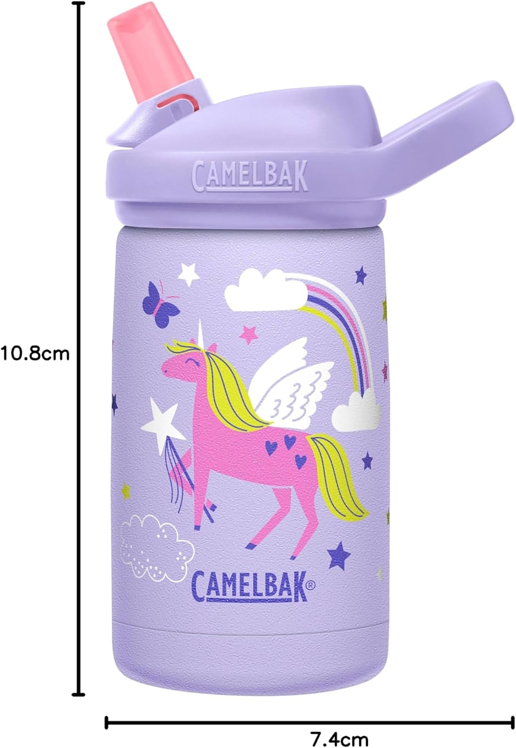 Camelbak Eddy+ Kid'S Vacuum Insulated Stainless Steel Water Bottle, Magic Unicorns - Multicolor image number 1