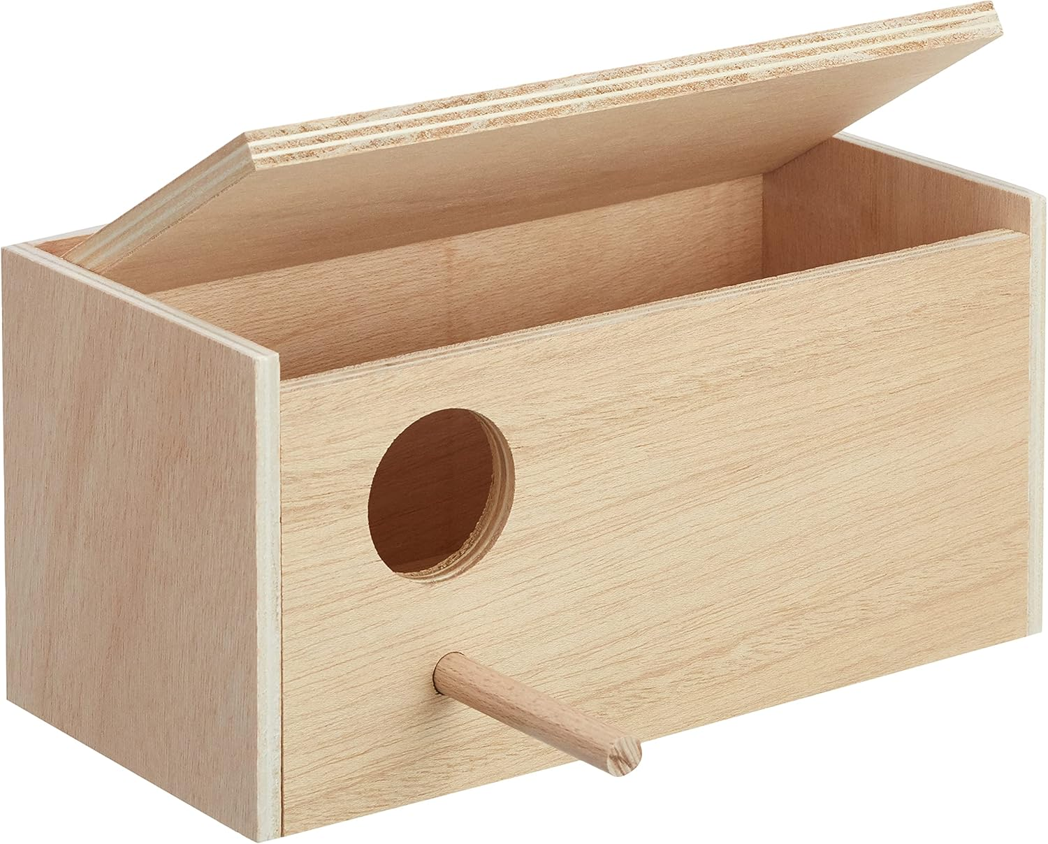 Nobby Budgie Nesting Box with Hole on Left; 28.5 X 14.0 X 14.0 Cm image number 5