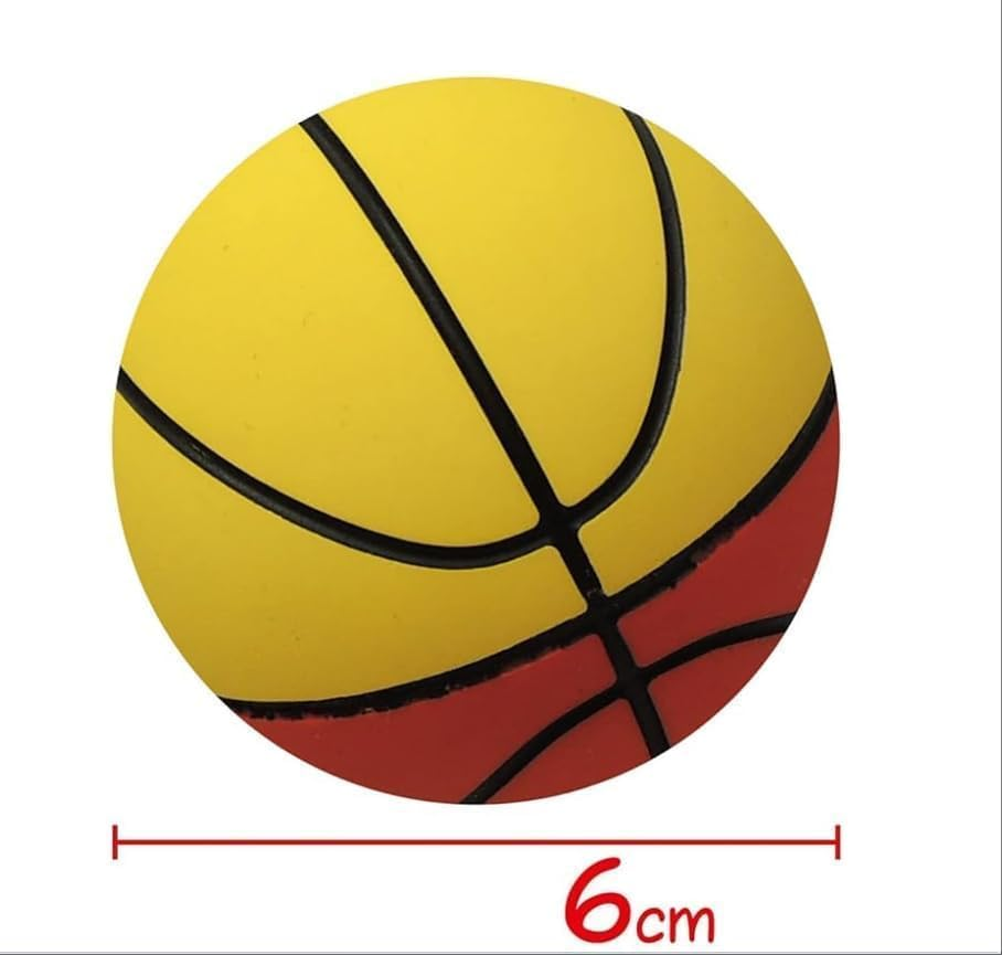 Rubber Bouncy Handball - Multi-Color Set of 6 | High-Bounce Kids' Ball for Outdoor Games, School Sports & Party Favors | Durable, Non-Toxic & Safe for Children(60Mm) image number 4