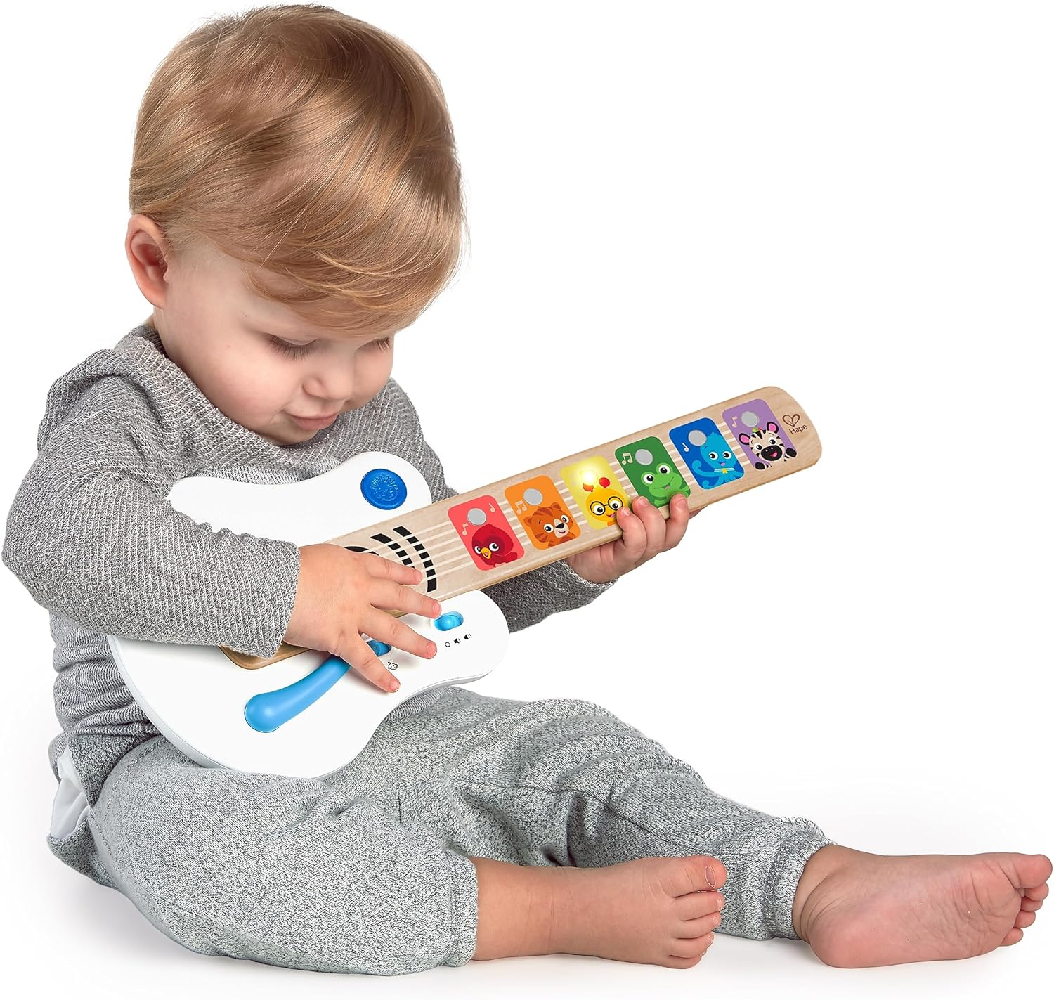 Baby Einstein Strum along Songs Magic Touch Wooden Musical Light up Toy Guitar with Whammy Bar, Age 6 Months+ image number 4