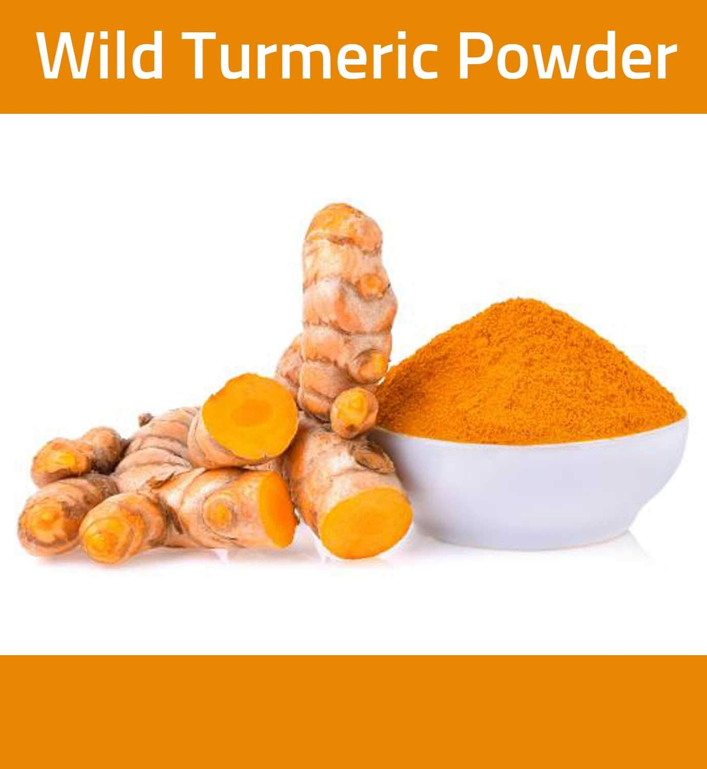 Hebhac Herbs Kasthuri Manjal Powder for Skin and Face Care Wild Turmeric Powder image number 3