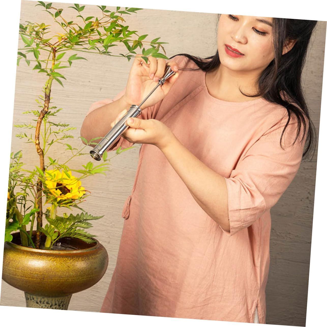 Lotus Water Injector Indoor Plant Spray Misting Tool Portable Flower Arranging Gadget for Gardening image number 2