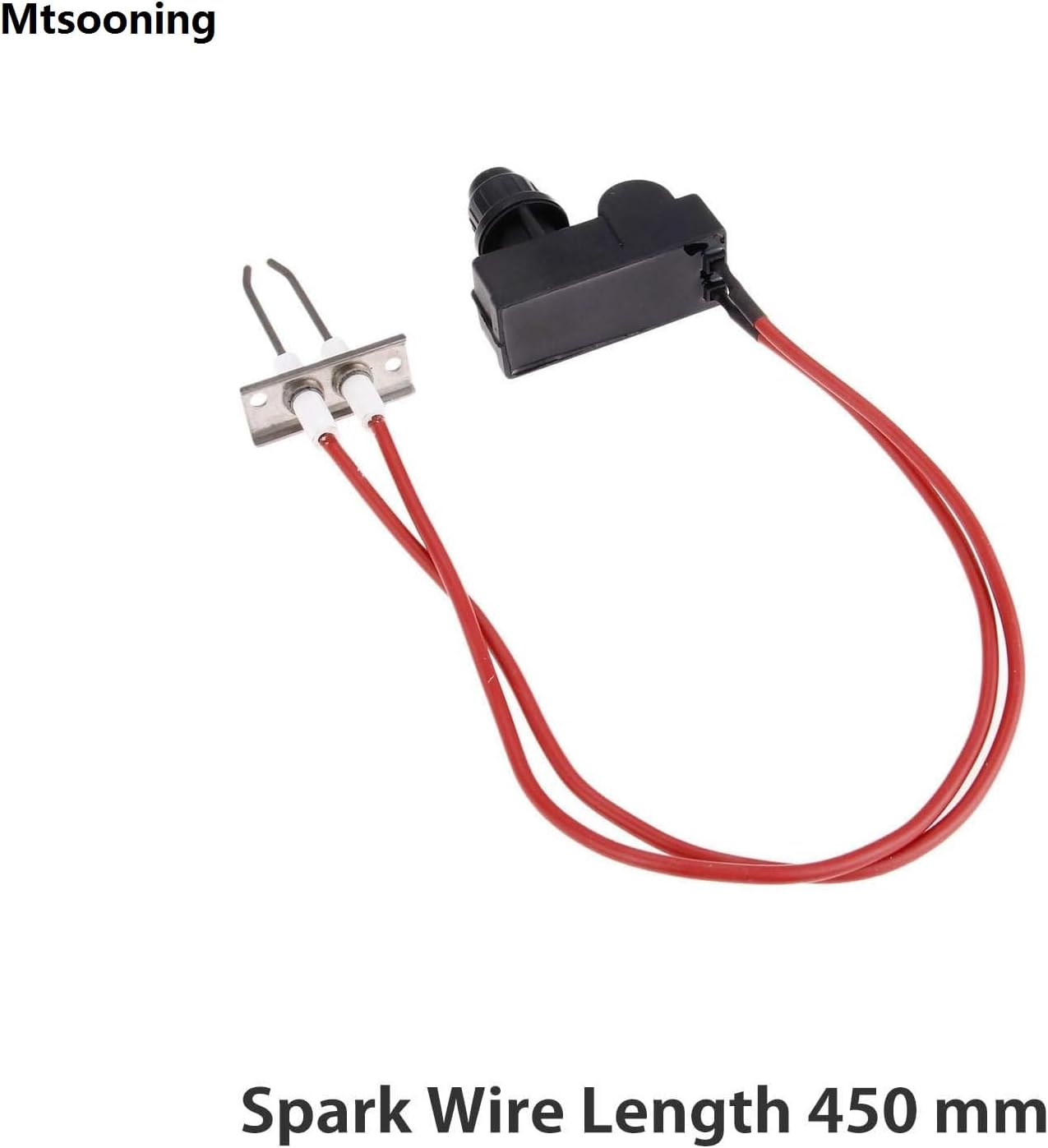 Mtsooning Double Ignition Kit Electronic Igniter, Propane Gas Grill Igniters with Double Ignition Electrode, 450 Mm High Spark Plug Wire, Fits for Gas Fireplace & Oven & Heater & Kitchen Lgniter image number 2