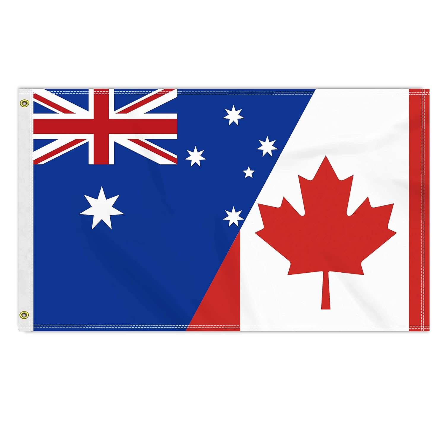 Large 3&times;5 FT Canada Australia Friendship Flag, Big Canadian 100D National Outdoor Banner,Decorgarden with Brass Gromment image number 3