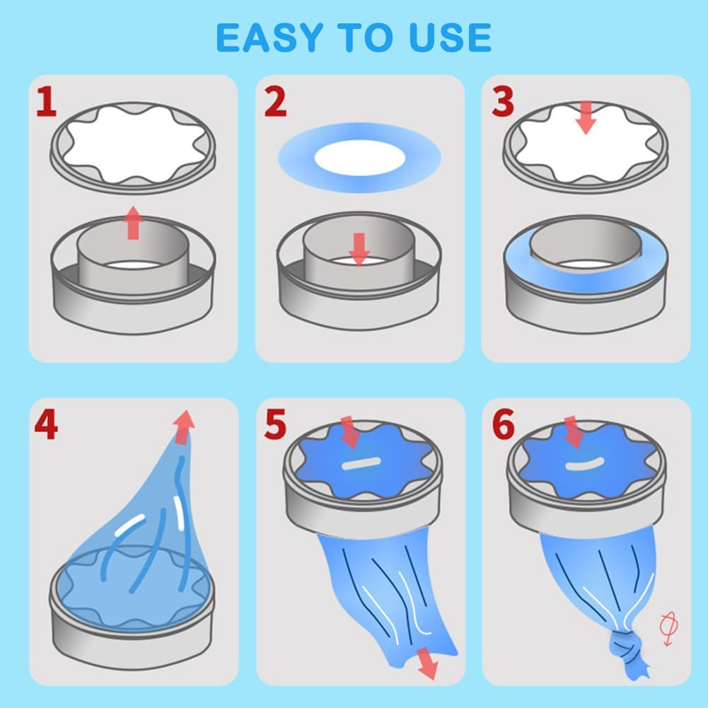 12 Pack Nappy Bin Refill Bags,4.5M Baby Diaper Bucket Bag Liner Bucket,Compatible with Angelcare/Tommee Tippee Twist & Click Sangenic,Nappy Bags Disposable,Baby Diaper Bin Bag Liner Pails image number 1