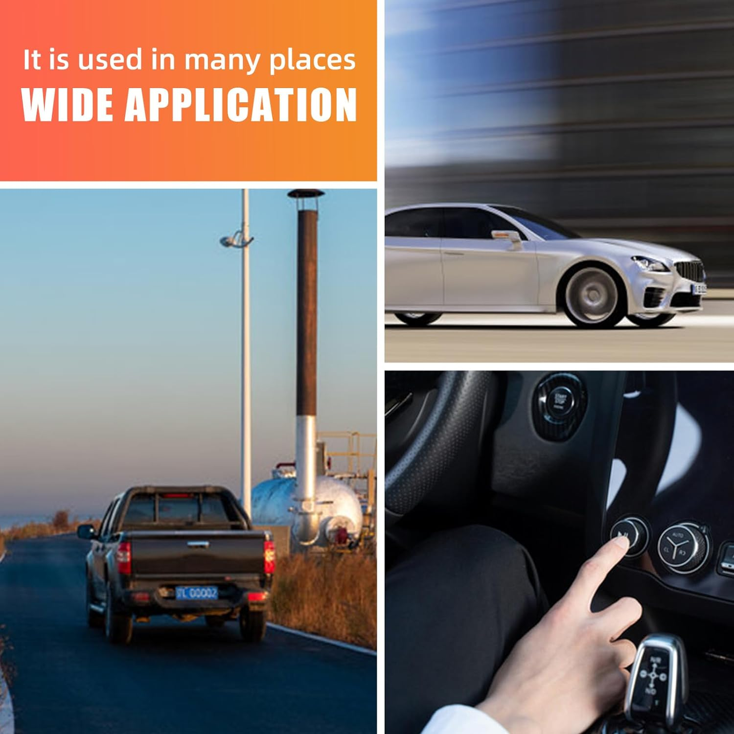 Tanstic 50Pcs 10 Sizes Metal Trim Panel Spring Clip Kit, Including 1# 2# 3# 4# 5# 6# 7# 8# 9# 10# Metal Retainer Clips Automotive Car Interior Trim Clips Moulding Fastener Compatible with Audi VW image number 2