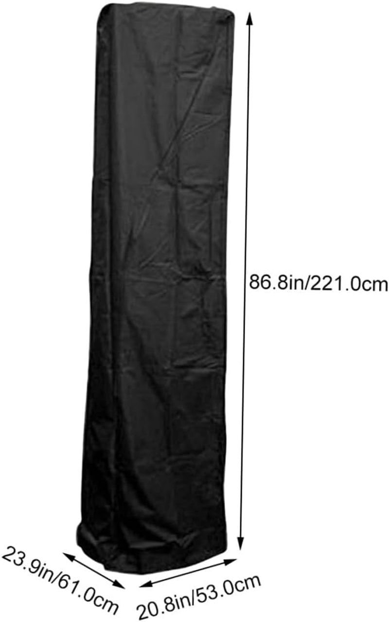 TIDTALEO Outdoor Patio Heater Cover Garden Protector with Drawstring Windproof Air Heater Guard for Outdoor Patio image number 6
