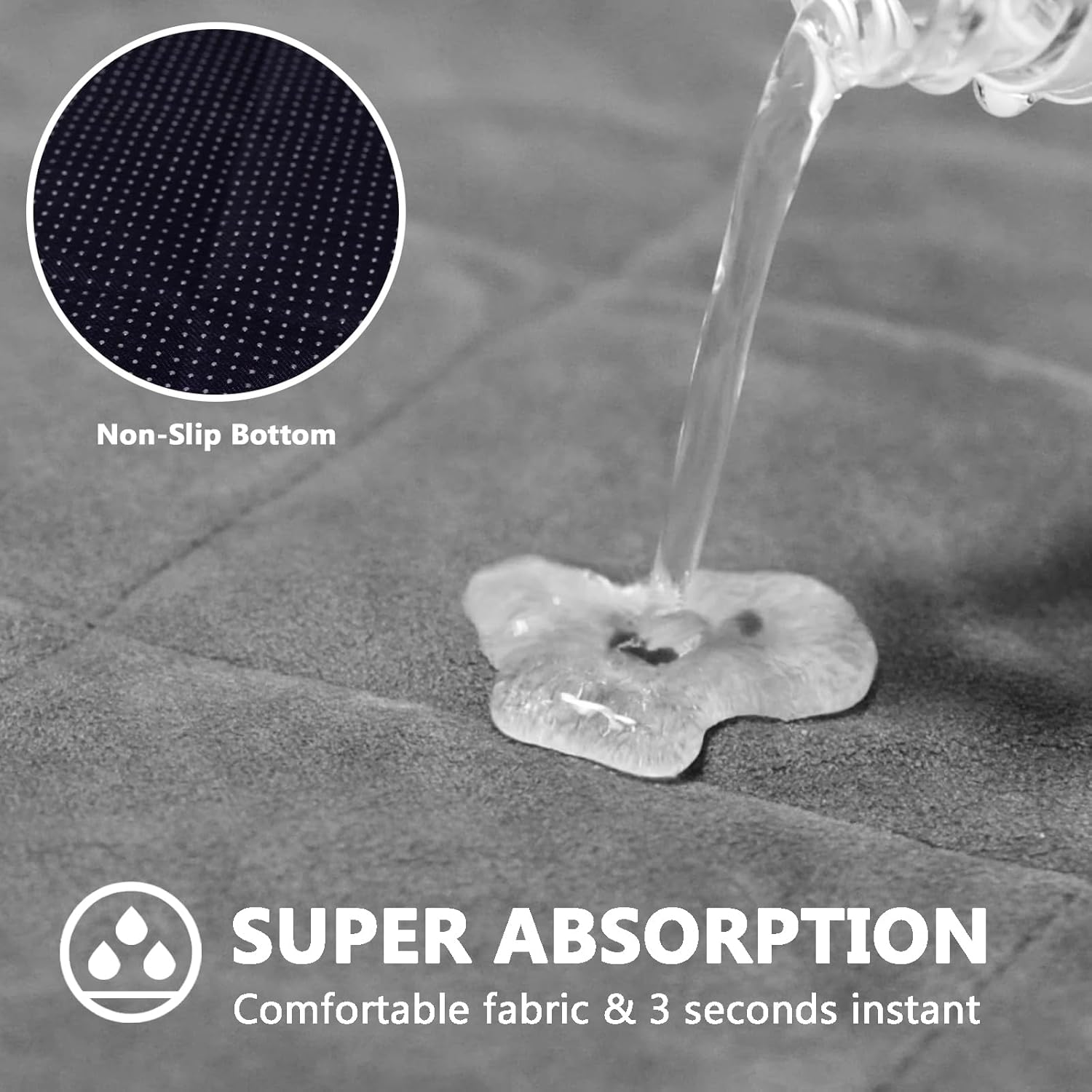 Guinea Pig Fleece Cage Liner, 2Pack 31X16In Guinea Pig Bedding for C&C 2X1 Cage , Super Absorbent & Odor Control & Washable & Reusable Guinea Pig Liner, Pee Pad Mat for Small Animal, Rabbit, Bunny image number 1