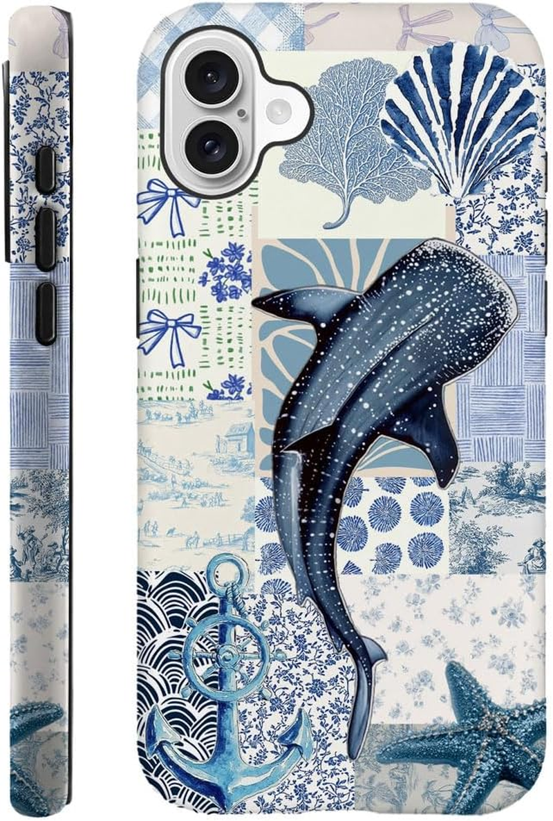 DAIZAG Compatible with for Iphone 16 Pro Max,Christmas Deer Heart Snow Phone Case Durable Shock Protection Cover for Girl Women Case for Iphone 16 Pro Max