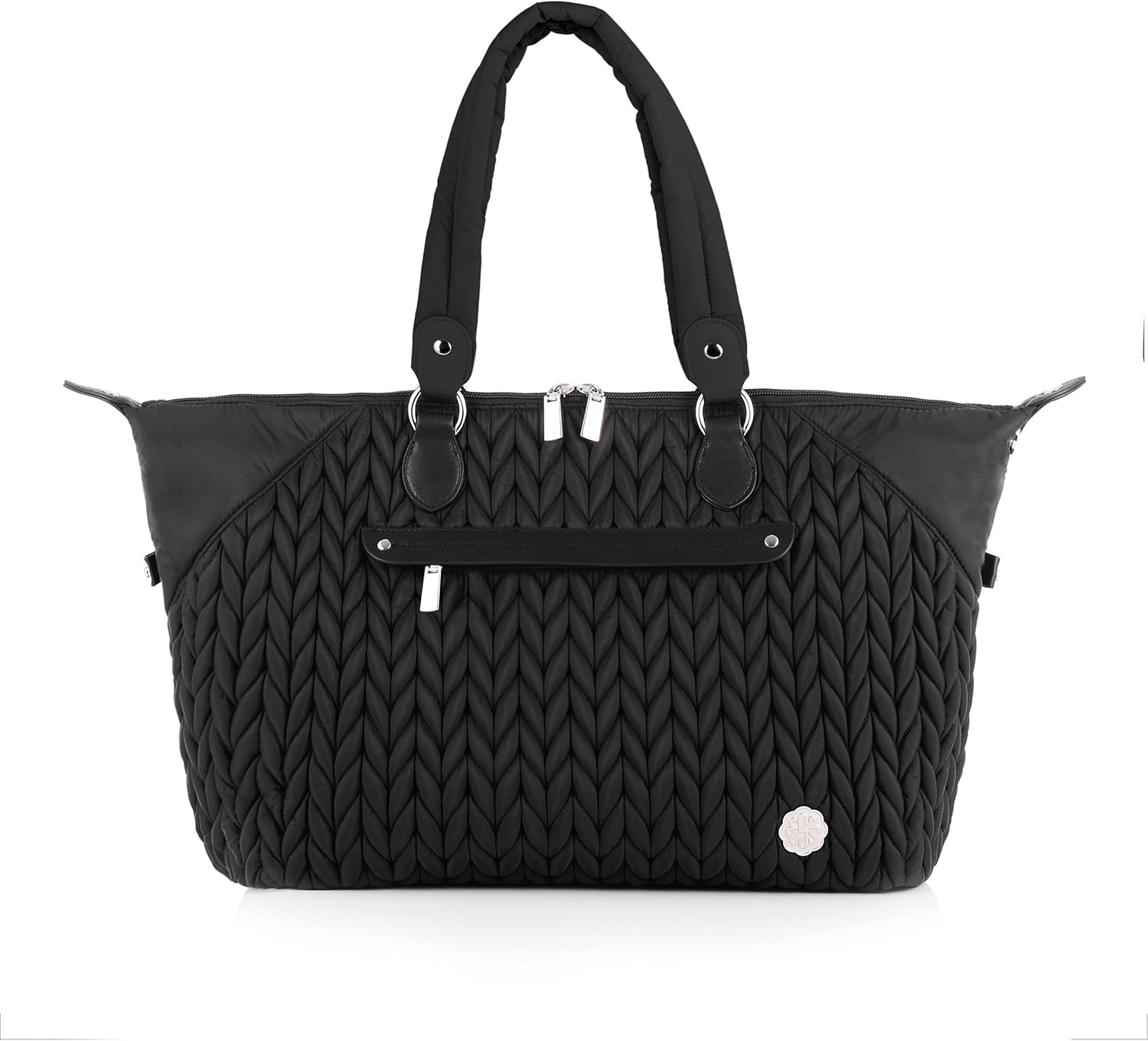 Diaper Bag Tote Baby Nappy Changing Bag Multifunction Large Baby Travel Handbag for Mom - Dusty Rose image number 3