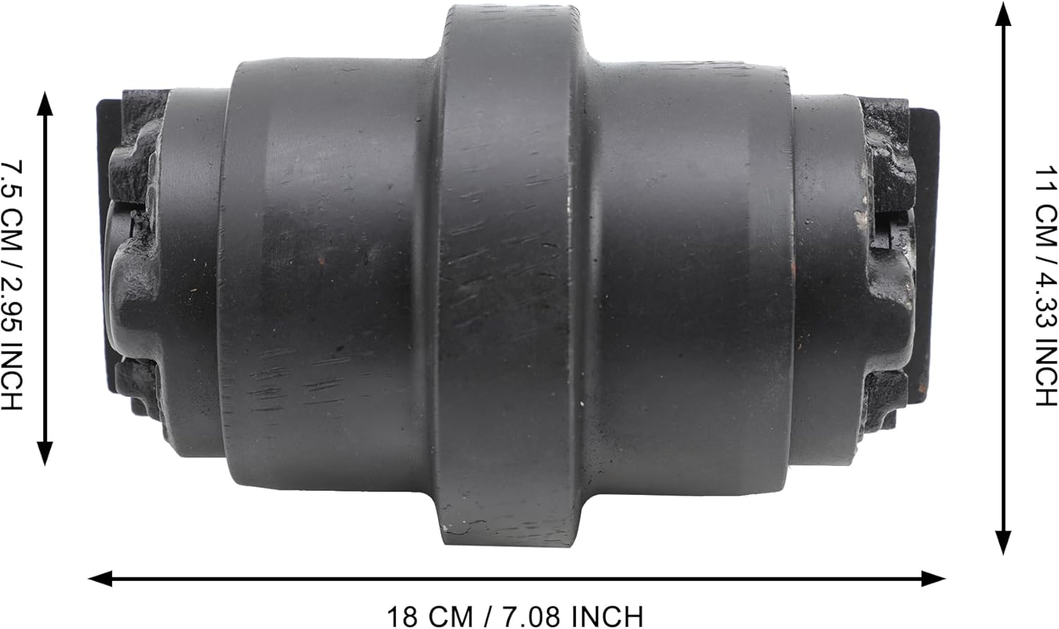 CAREONLINE Bottom Roller 9237937 MU3238 Fits for John Deere 27C 27D 27ZTS 35C 35G 35D 35ZTS 27 Zts/Hitachi EX27U EX30-1 EX30-2 EX30UR-1 EX30UR-2 / Komatsu Excavator PC28UU-1 PC35R-8 image number 5