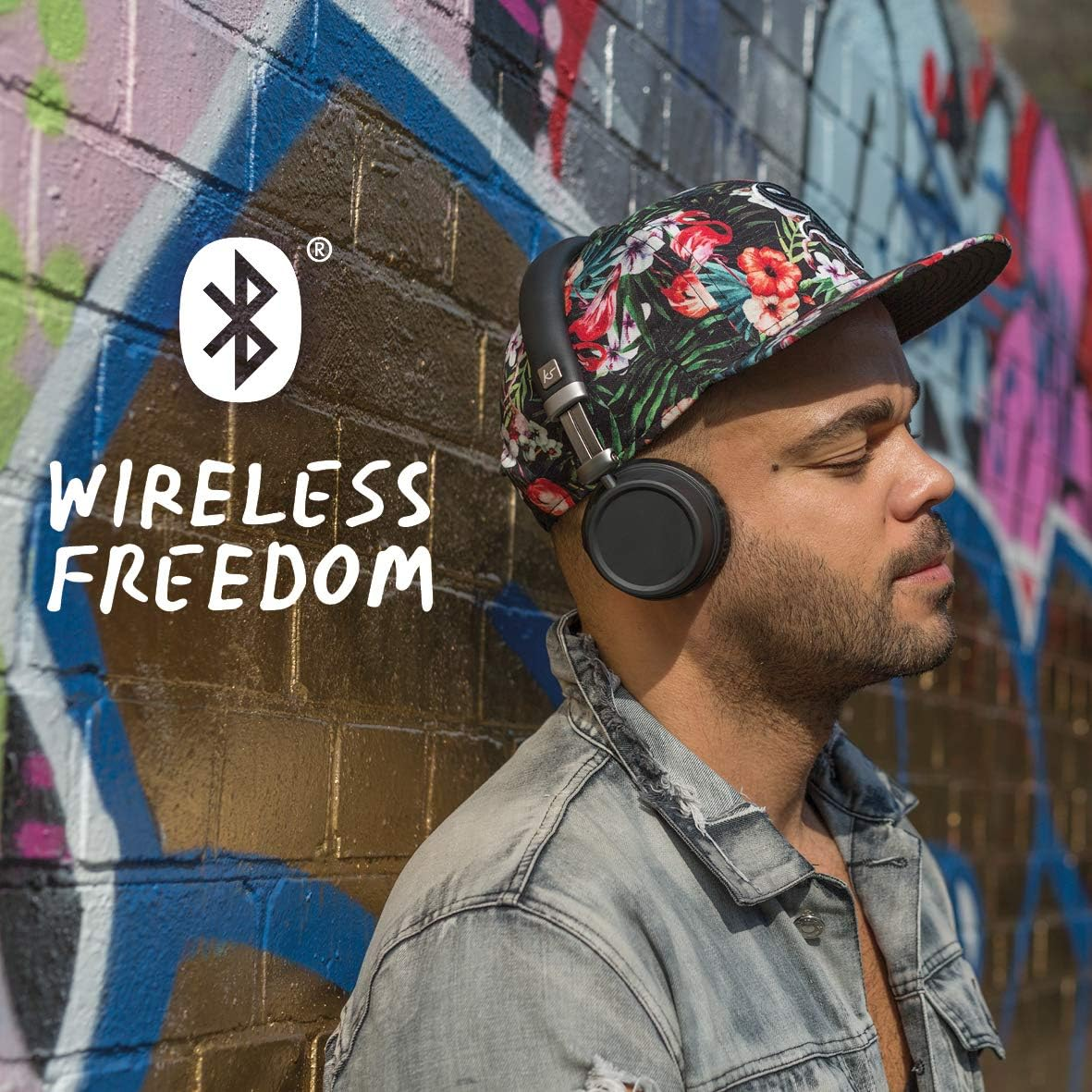 Kitsound Kit Sound Harlem Overhead Headphones with a Microphone - Purple KSHARPU image number 5