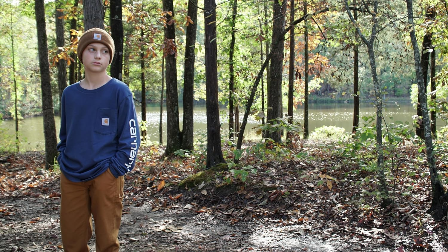 Carhartt Girls' Kids' Knit Beanie Watch Hat image number 3