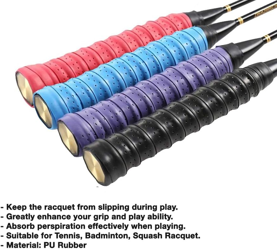 2 Grips Tennis Racket Grip Tape - Precut and Dry Feel Tennis Grip - Tennis Overgrip Grip Tape Tennis Racket - Wrap Your Racquet for High Performance (Blue) image number 1